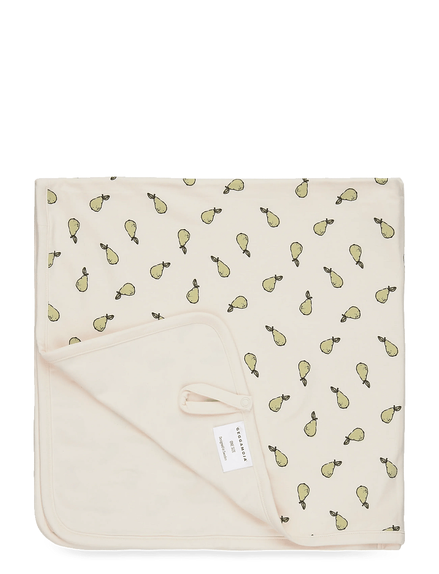 Geggamoja - Bamboo Baby Blanket - babytæpper - pears - 1