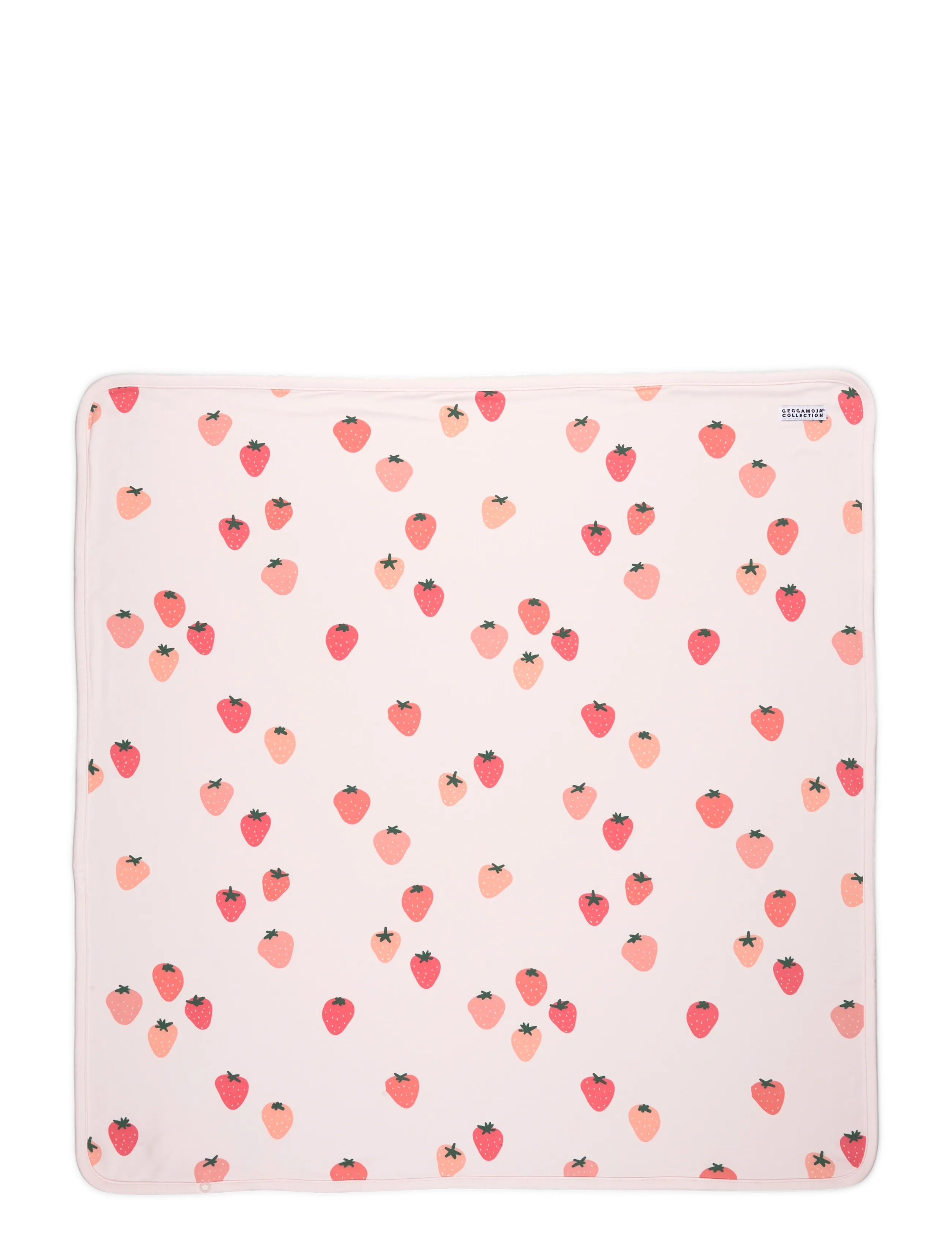 Geggamoja - Bamboo Baby Blanket - beebitekid - strawberry - 1