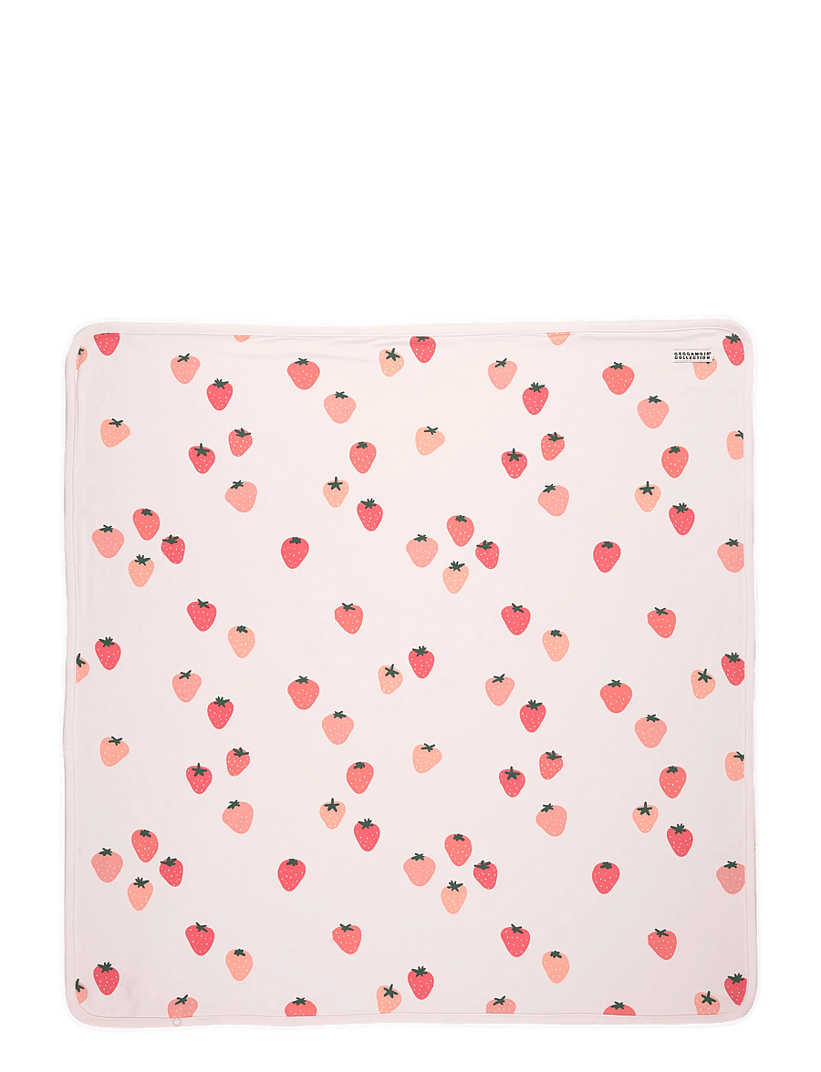 Geggamoja - Bamboo Baby Blanket - beebitekid - strawberry - 1