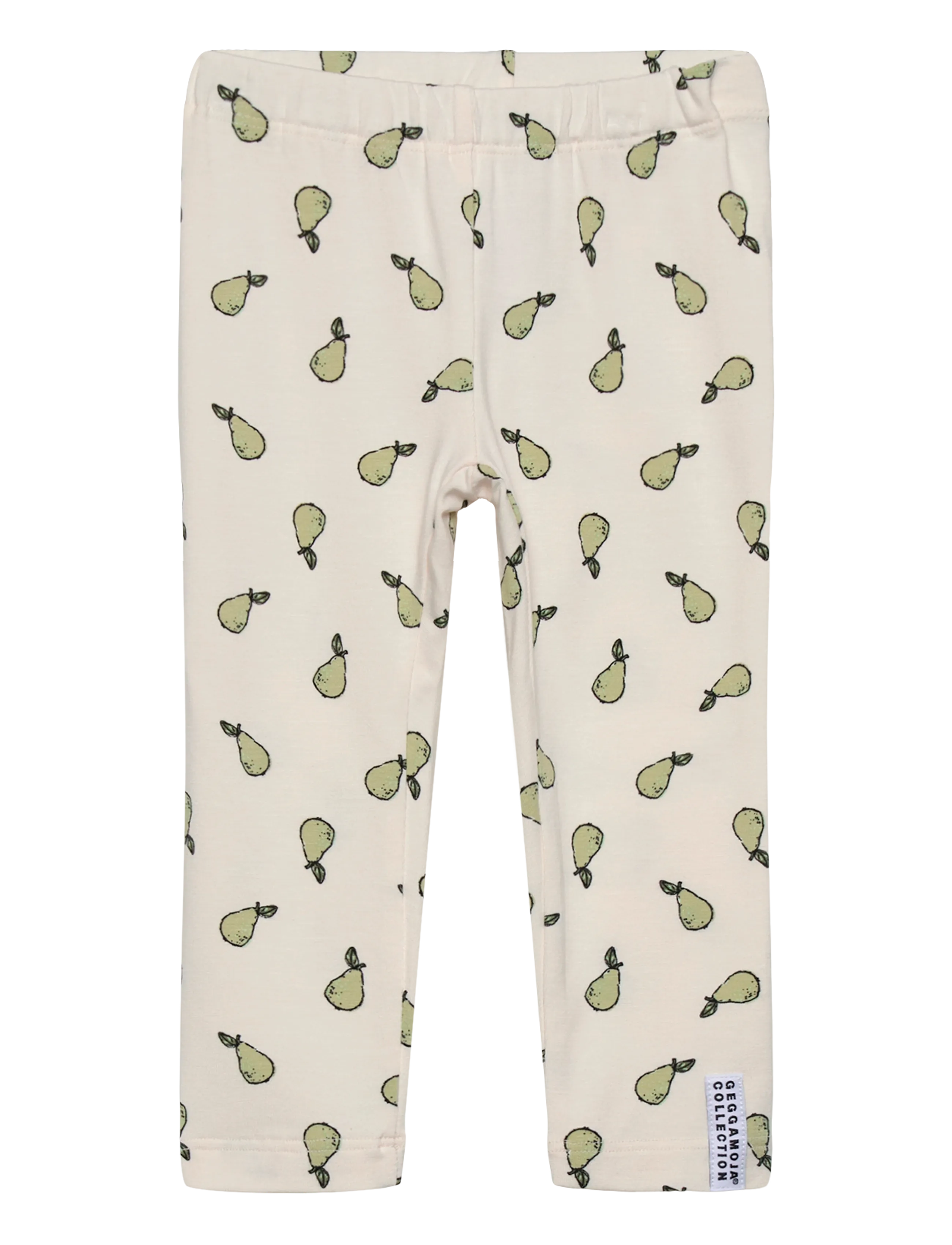 Geggamoja Bamboo Leggings Pears - Kleidung - PEARS / cream