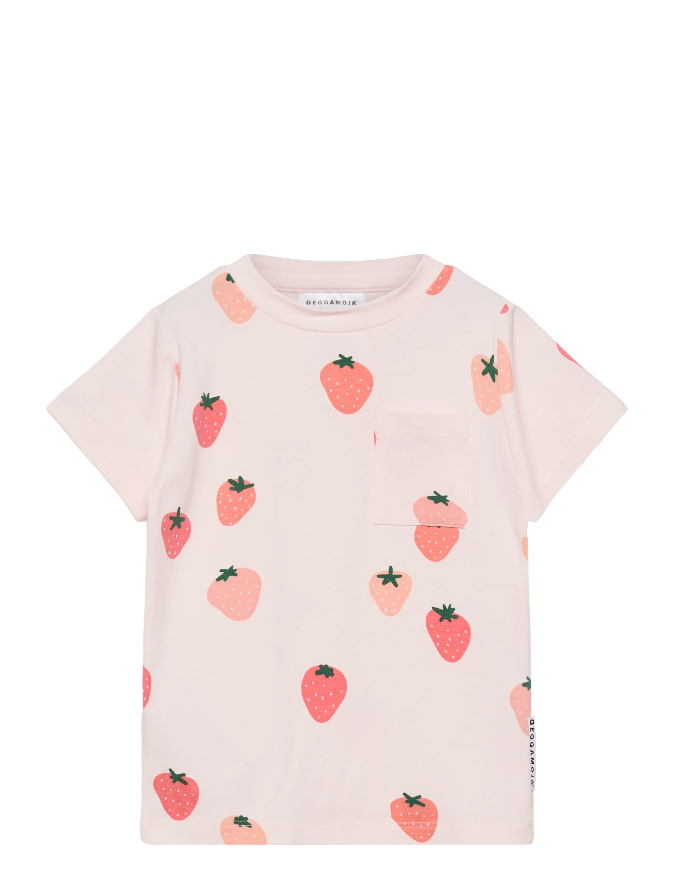 Geggamoja Bamboo T-shirt - Neuheiten - STRAWBERRY / pink/rose