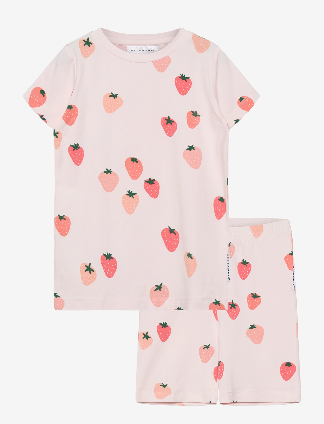 Geggamoja - Bamboo Set - sæt med kortærmet t-shirt - strawberry - 0