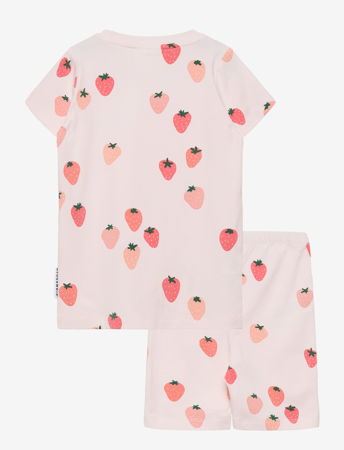Geggamoja - Bamboo Set - sæt med kortærmet t-shirt - strawberry - 1