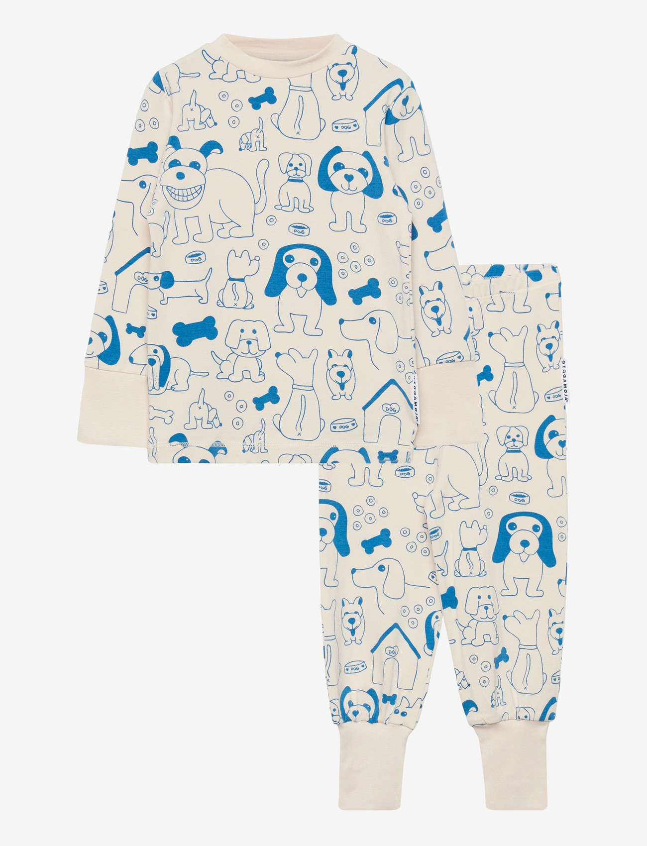 Geggamoja - Bamboo Two Piece Pyjamas - pyjamassæt - dogs - 0
