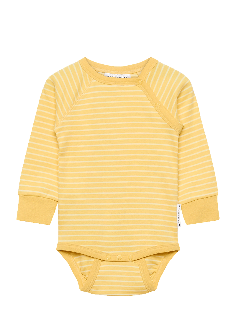 Geggamoja - Body Striped - langærmede heldragter - yellow / light yellow - 0