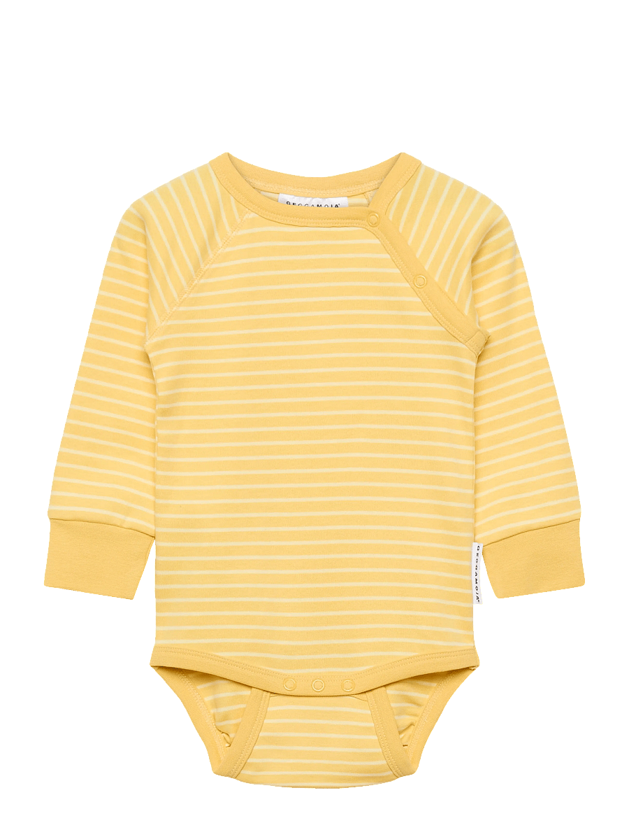 Geggamoja - Body Striped - langærmede heldragter - yellow / light yellow - 0