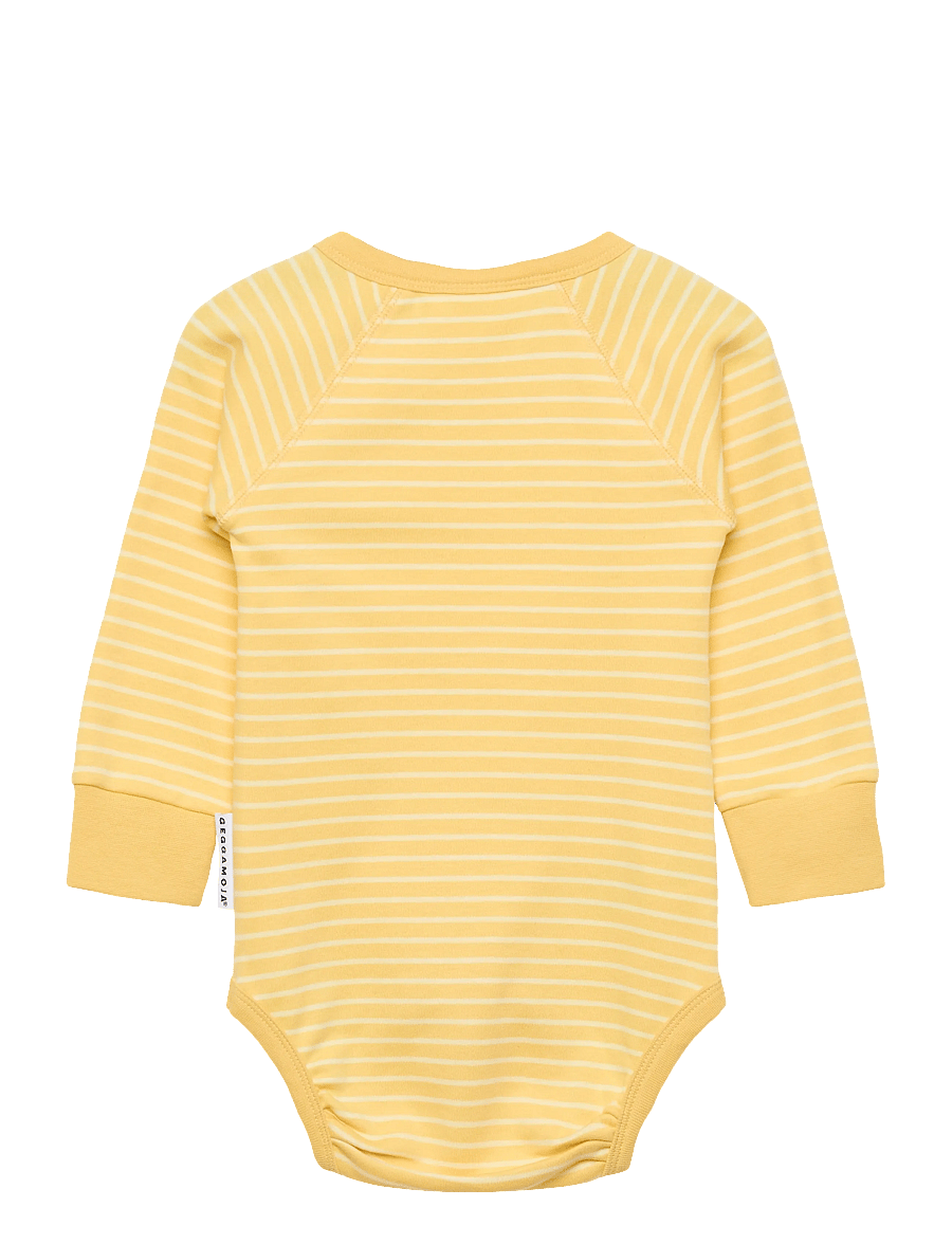 Geggamoja - Body Striped - langærmede heldragter - yellow / light yellow - 1