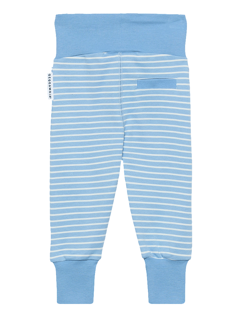 Geggamoja - Baby Pants Striped - babyhosen - light blue / offwhite - 1