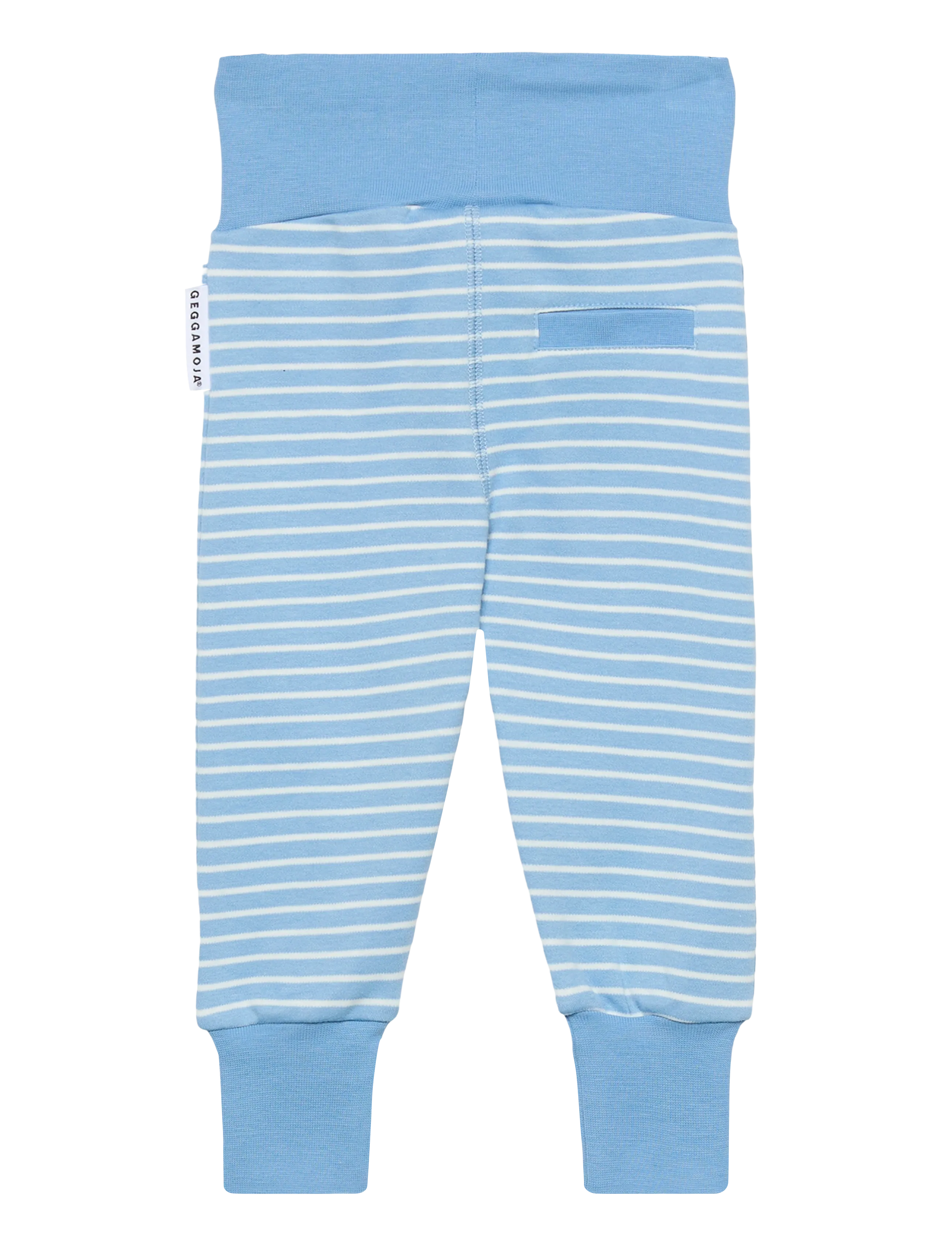 Geggamoja - Baby Pants Striped - babybukser - light blue / offwhite - 1