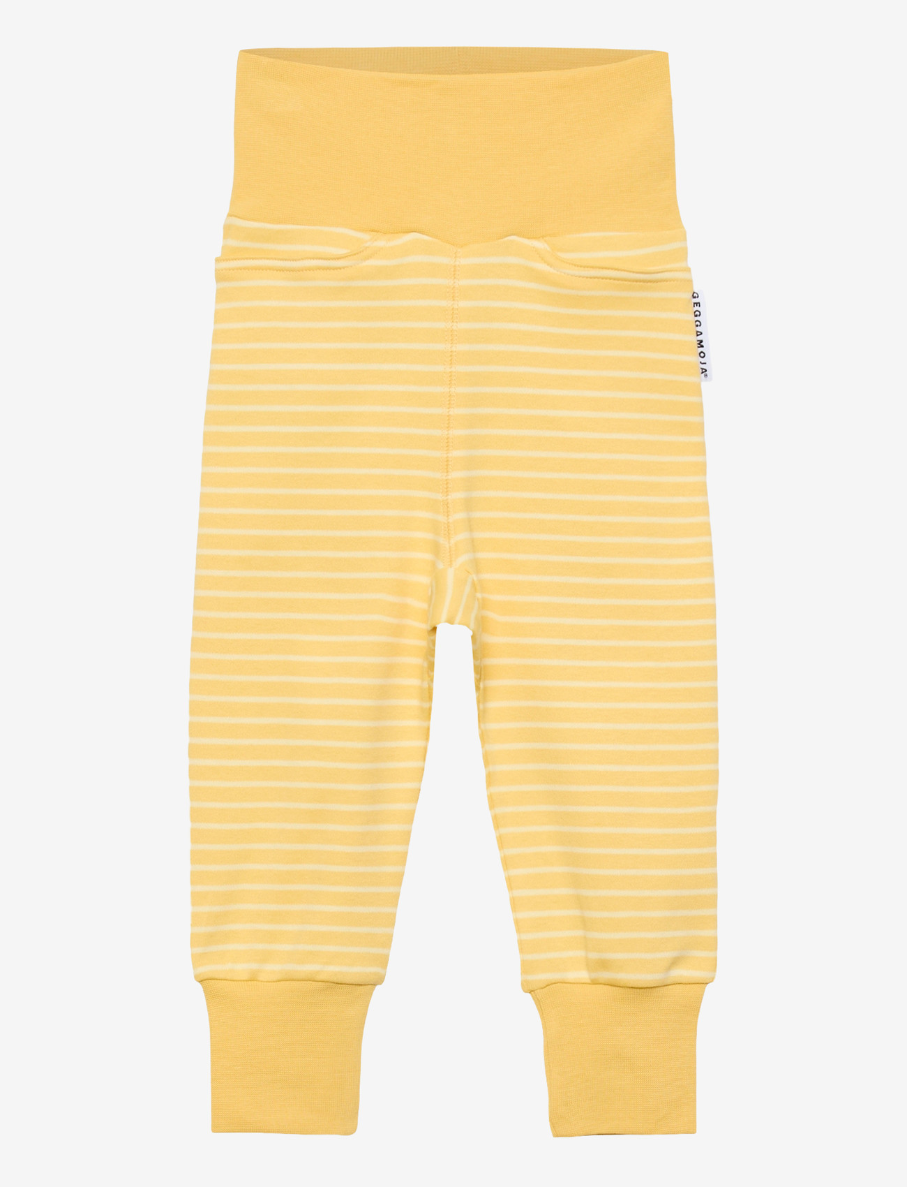 Geggamoja - Baby Pants Striped - babybukser - yellow / light yellow - 0