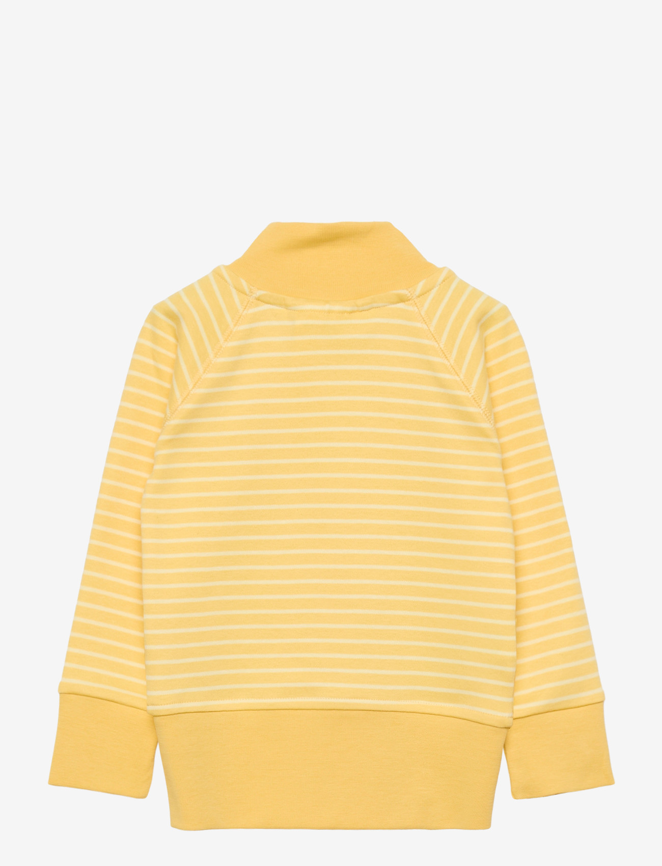 Geggamoja - Zip Sweater Striped - sweatshirts - yellow / light yellow - 1