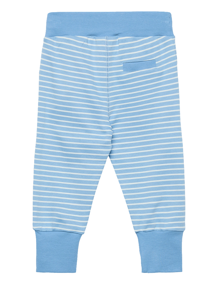 Geggamoja - Long Pants Striped - jogginghosen - light blue / offwhite - 1
