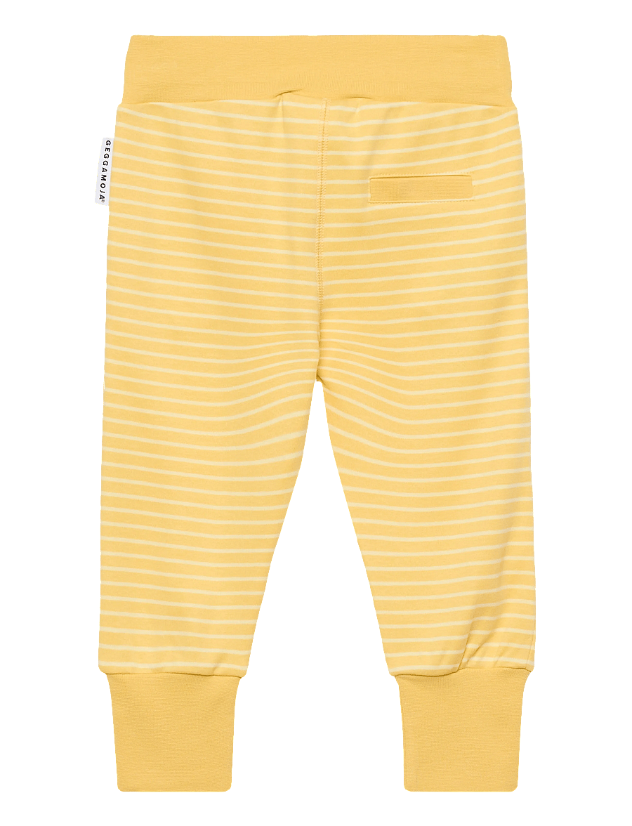 Geggamoja - Long Pants Striped - jogginghosen - yellow / light yellow - 1