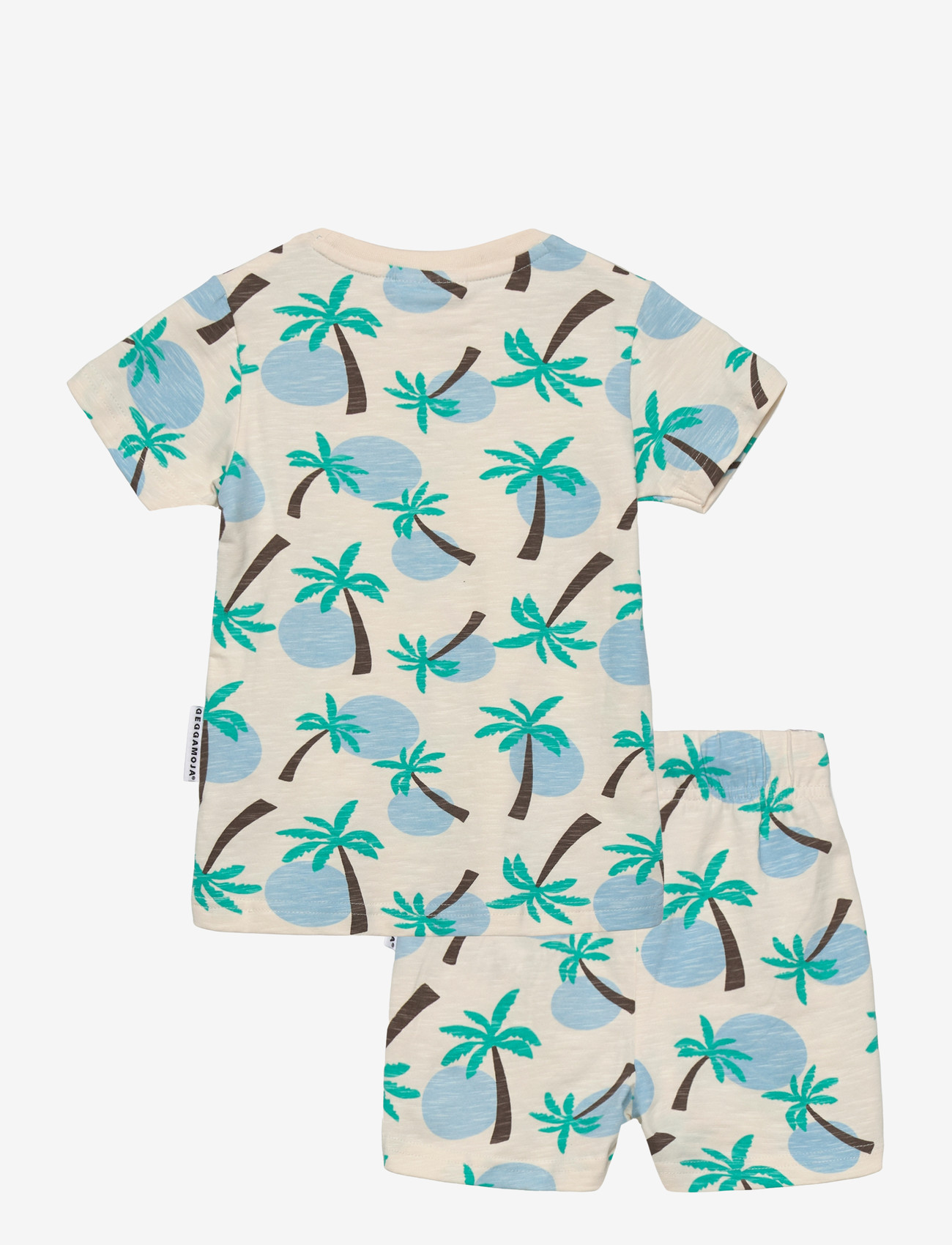 Geggamoja - Summer Set Palm Tree - sæt med kortærmet t-shirt - palm tree - 1