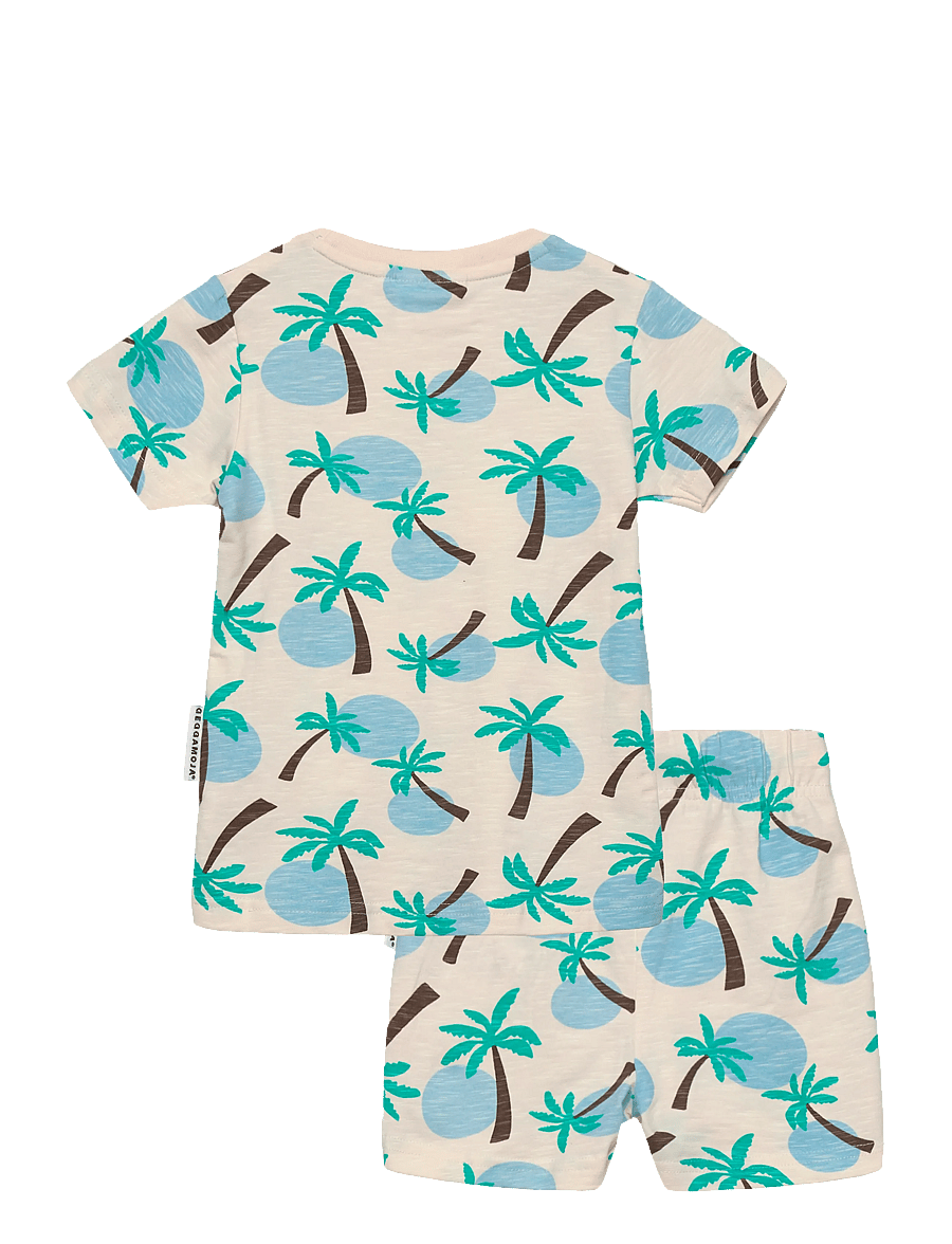 Geggamoja - Summer Set Palm Tree - sets mit kurzärmeligem t-shirt - palm tree - 1