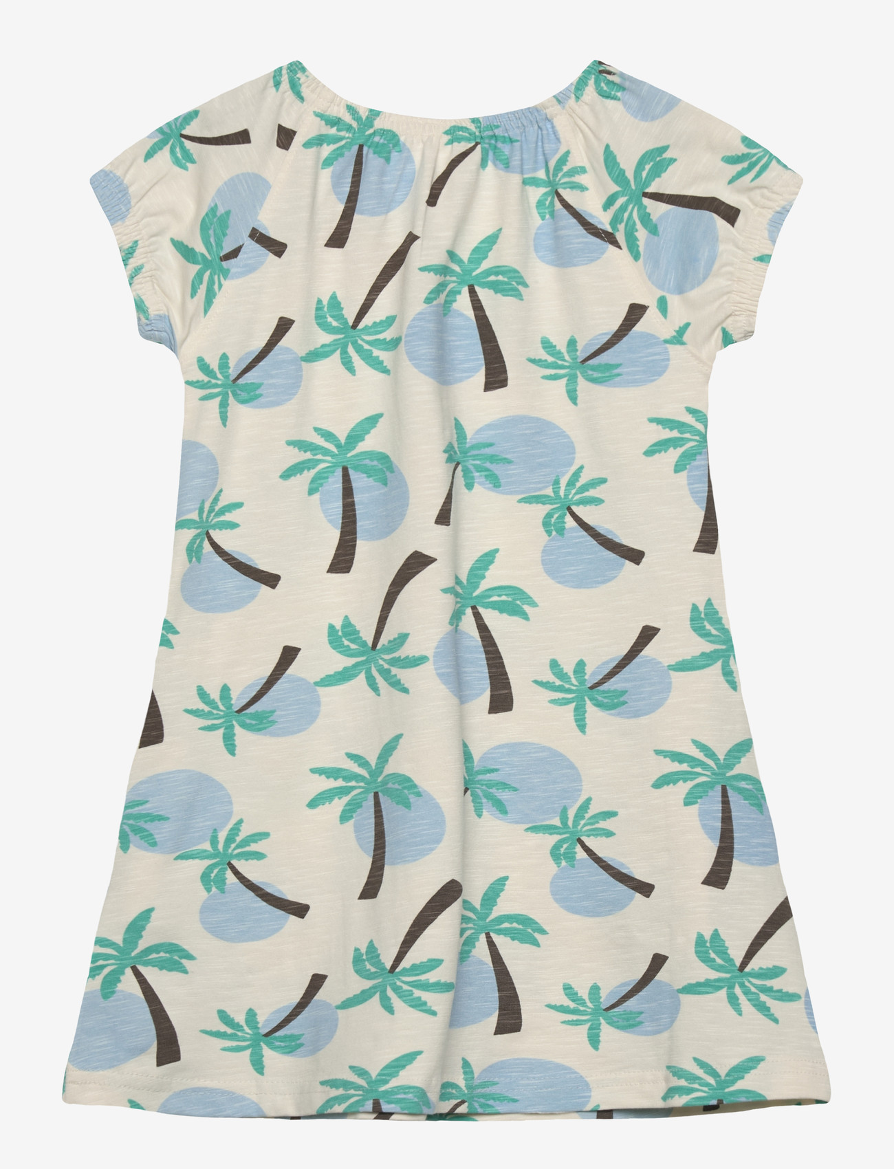 Geggamoja - Singoalla Dress Palm Tree - kortærmede babykjoler - palm tree - 1