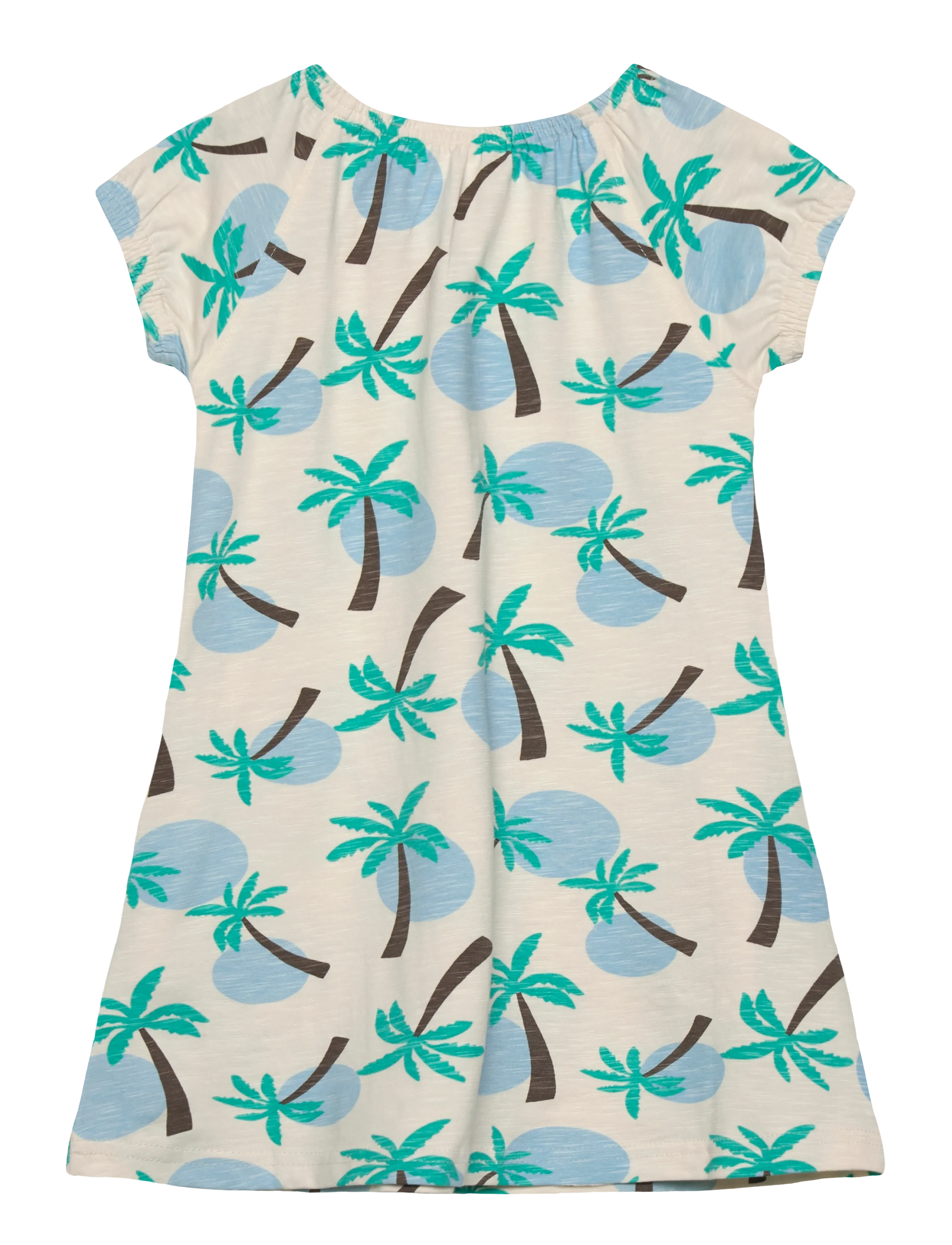 Geggamoja - Singoalla Dress Palm Tree - lühikeste varrukatega beebi kleidid - palm tree - 1