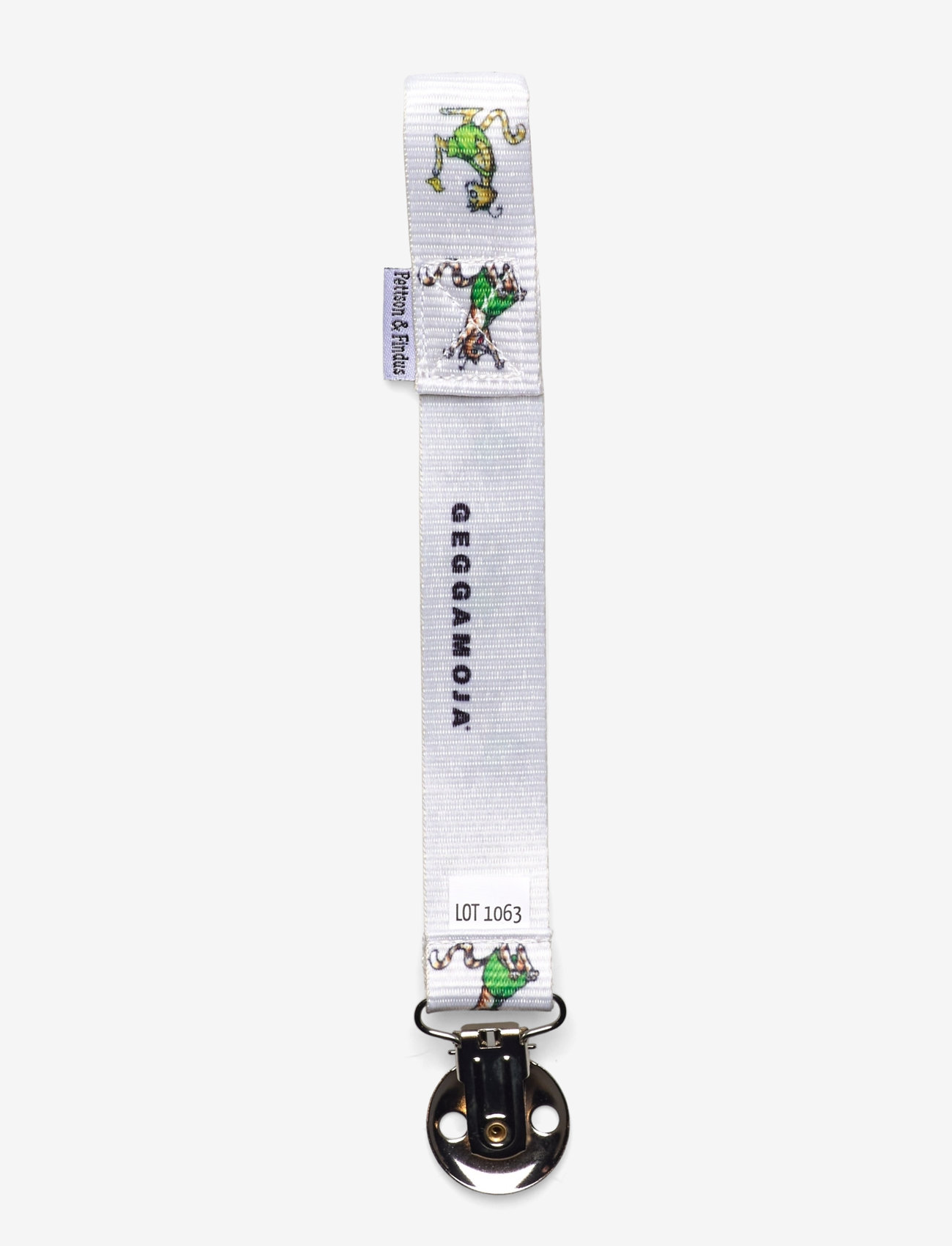 Geggamoja - Pettson & Findus Pacifier Holder - pacifier clips - beige - 1