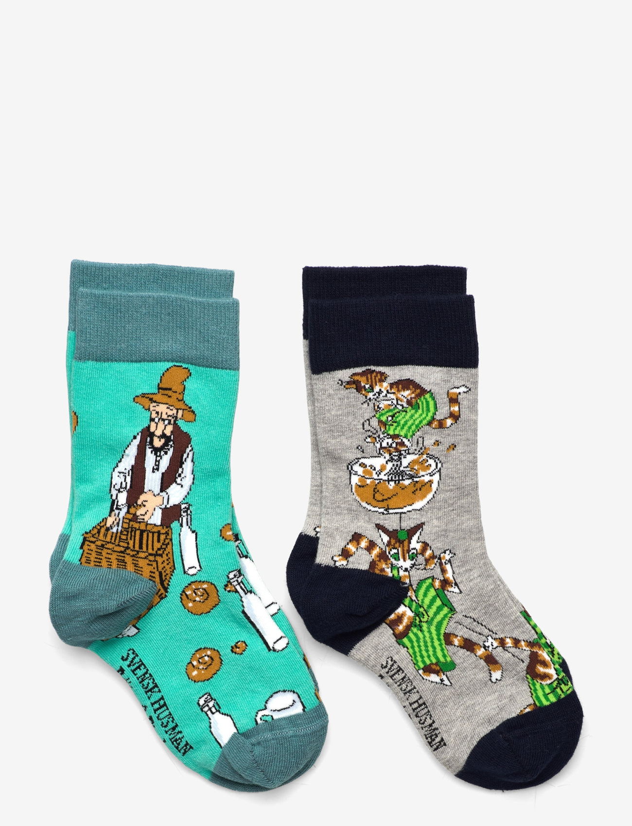 Geggamoja - Pettson & Findus socks 2-pack Mix 31-33 - socks - mix - 0