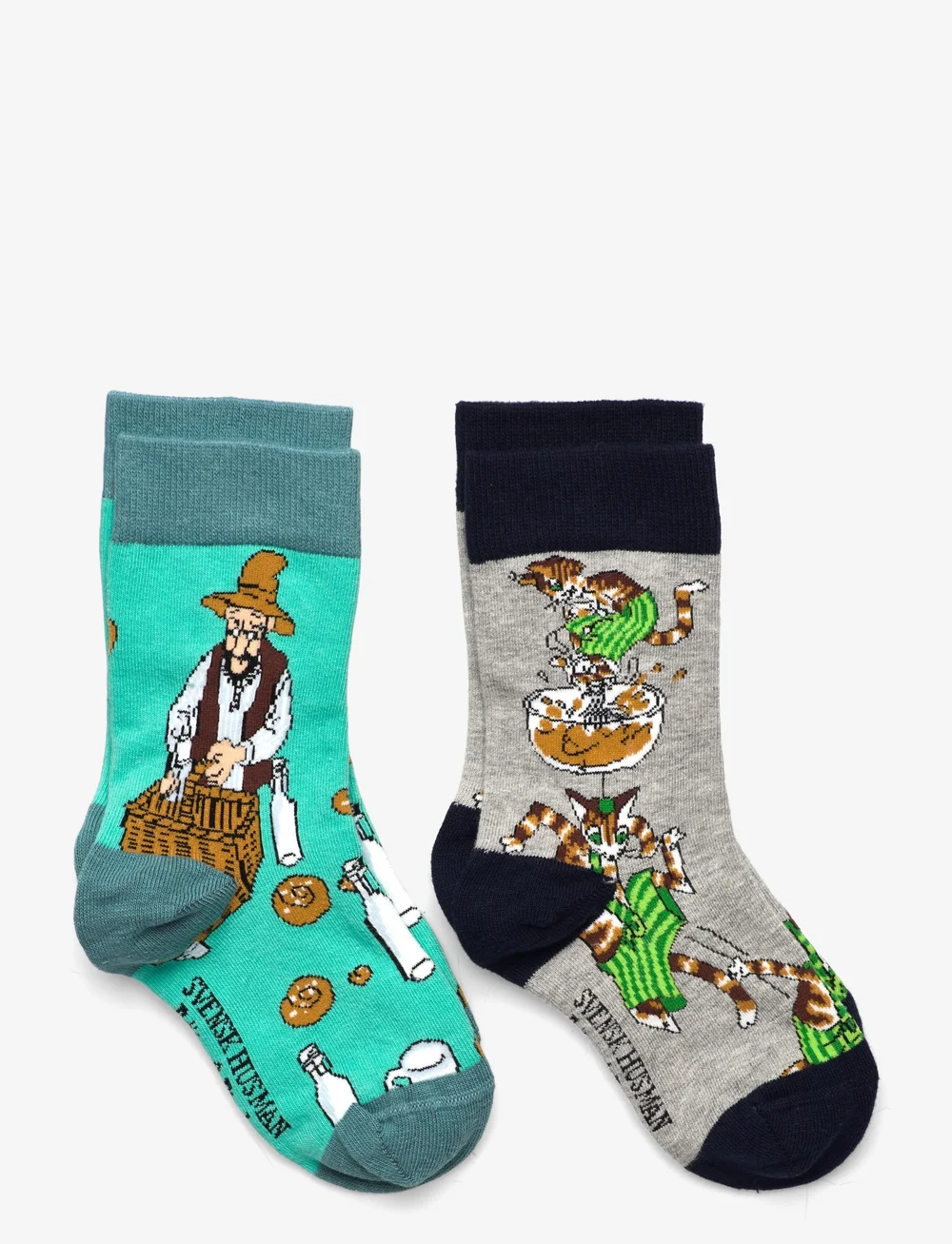 Geggamoja - Pettson & Findus socks 2-pack Mix 28-30 - strømper - mix - 0