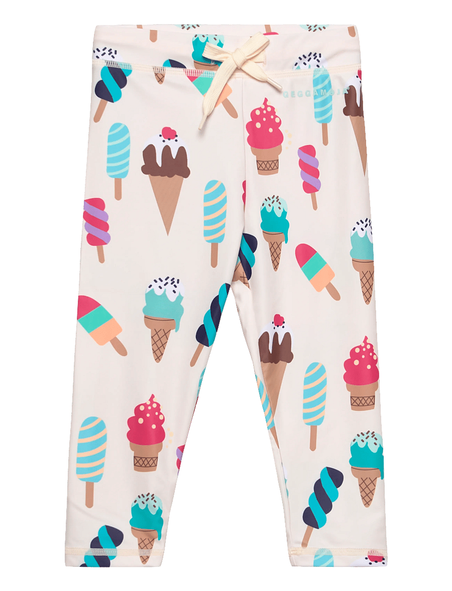 Geggamoja - UV-Long pants Beige Ice Cream - babyhosen - beige ice cream - 0