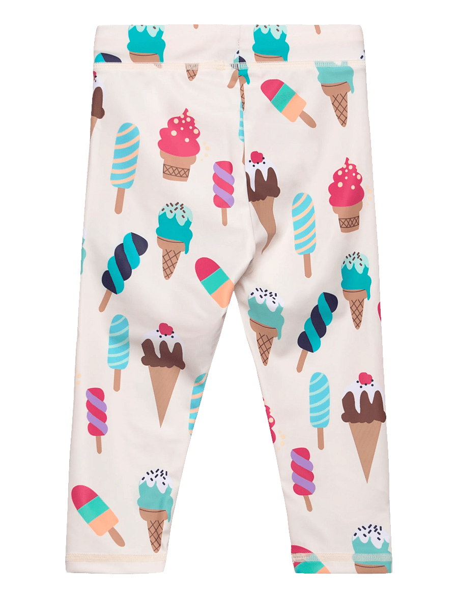 Geggamoja - UV-Long pants Beige Ice Cream - babyhosen - beige ice cream - 1