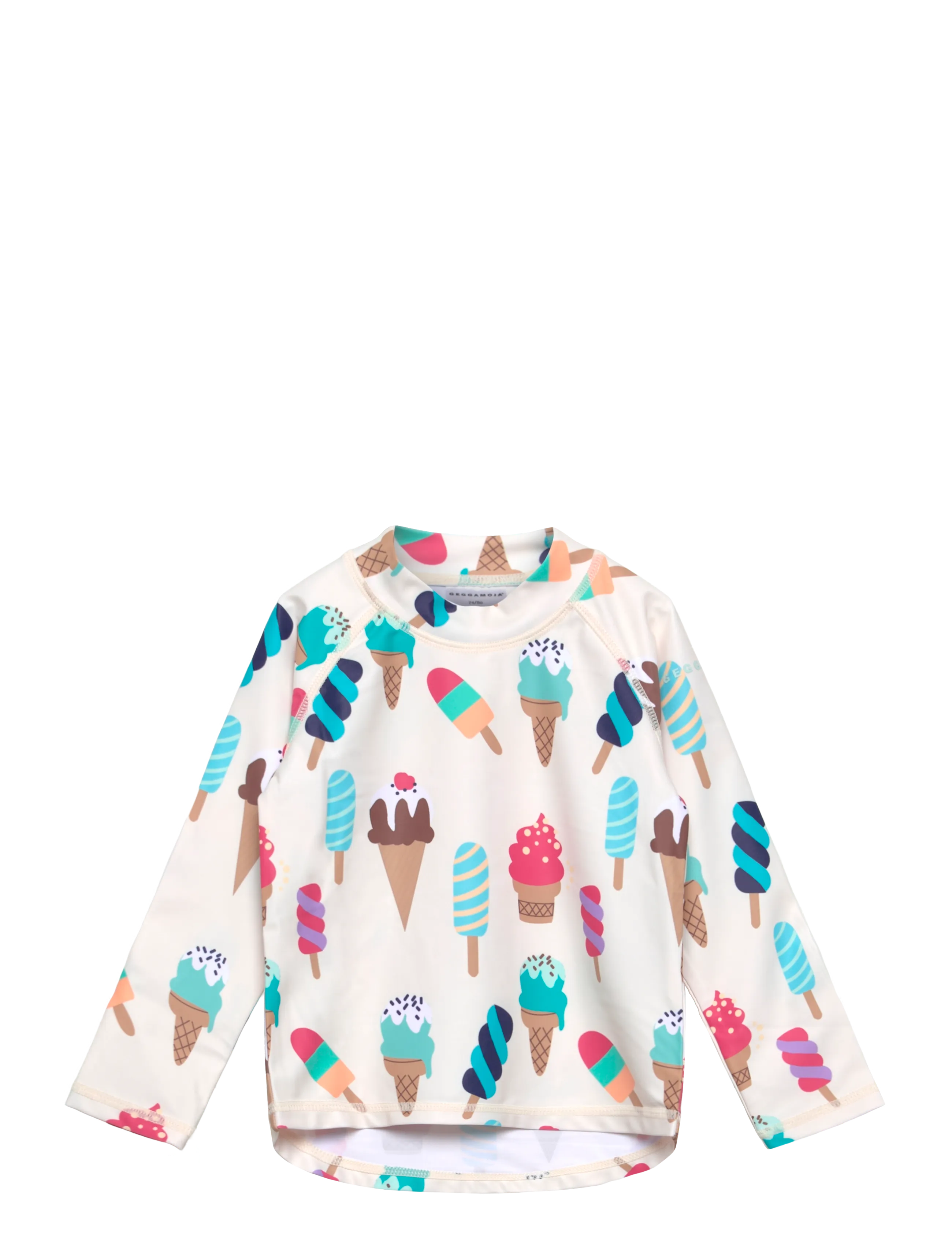GEGGAMOJA Uv-L.s Pullover Beige Ice Cream Beige - 74/80 - Kinder