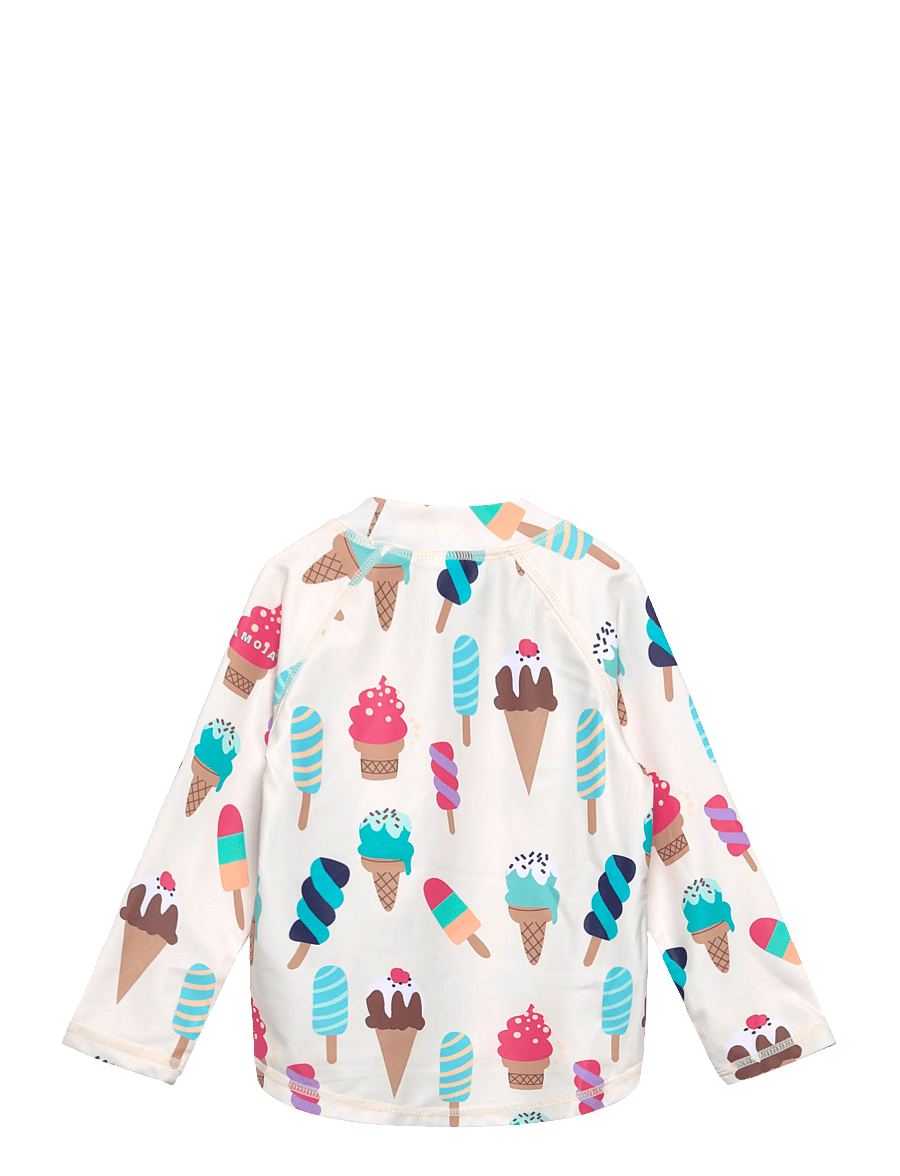 Geggamoja - UV-L.S Sweater Beige Ice Cream - badeoverdele - beige ice cream - 1