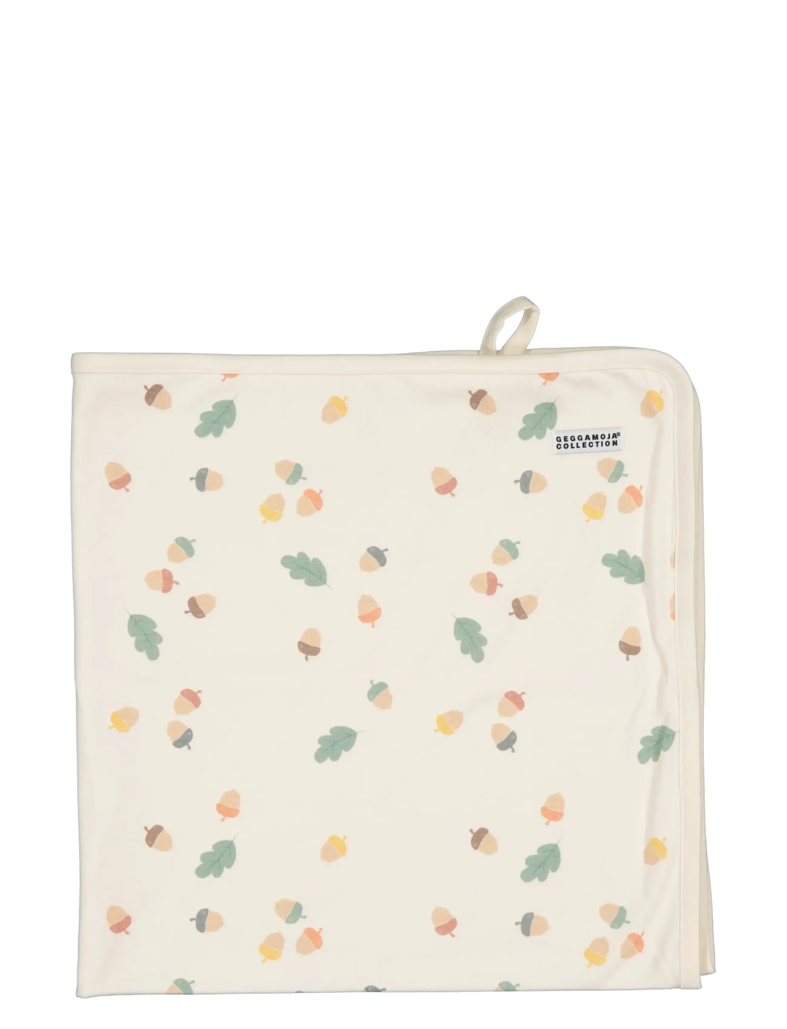 Geggamoja - Bamboo Baby Blanket - tekid - beige acorn - 2