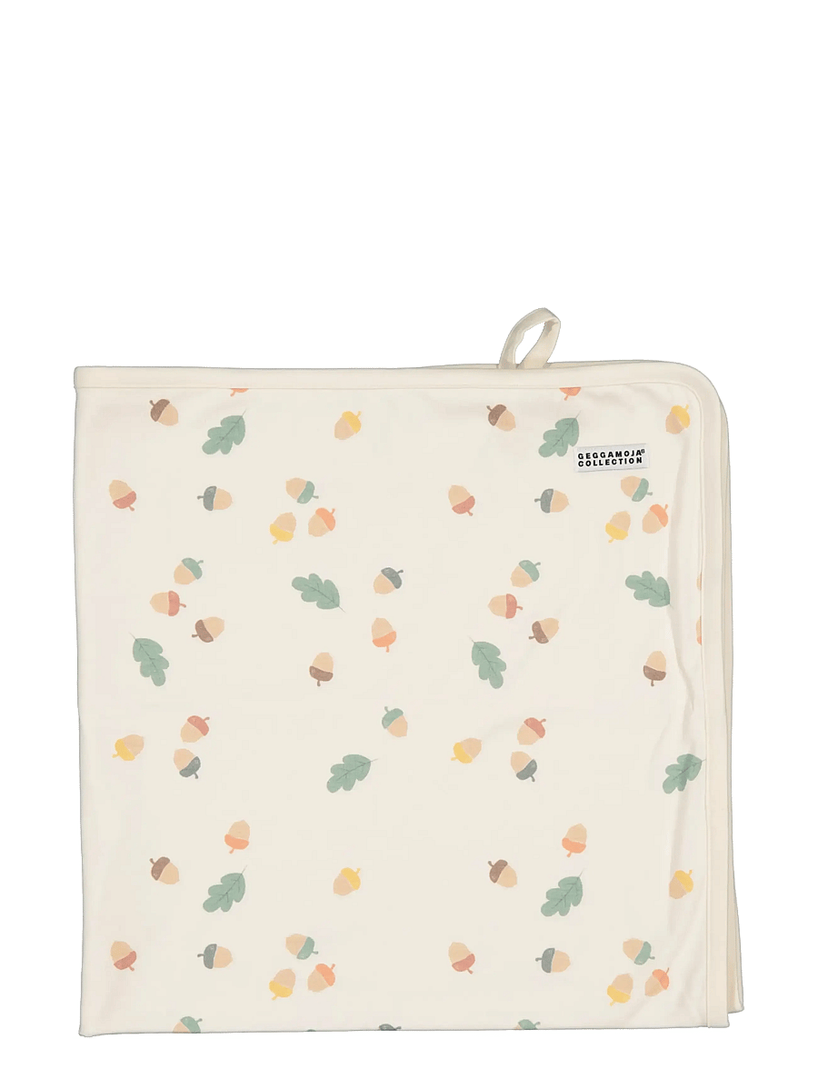 Geggamoja - Bamboo Baby Blanket - tekid - beige acorn - 2