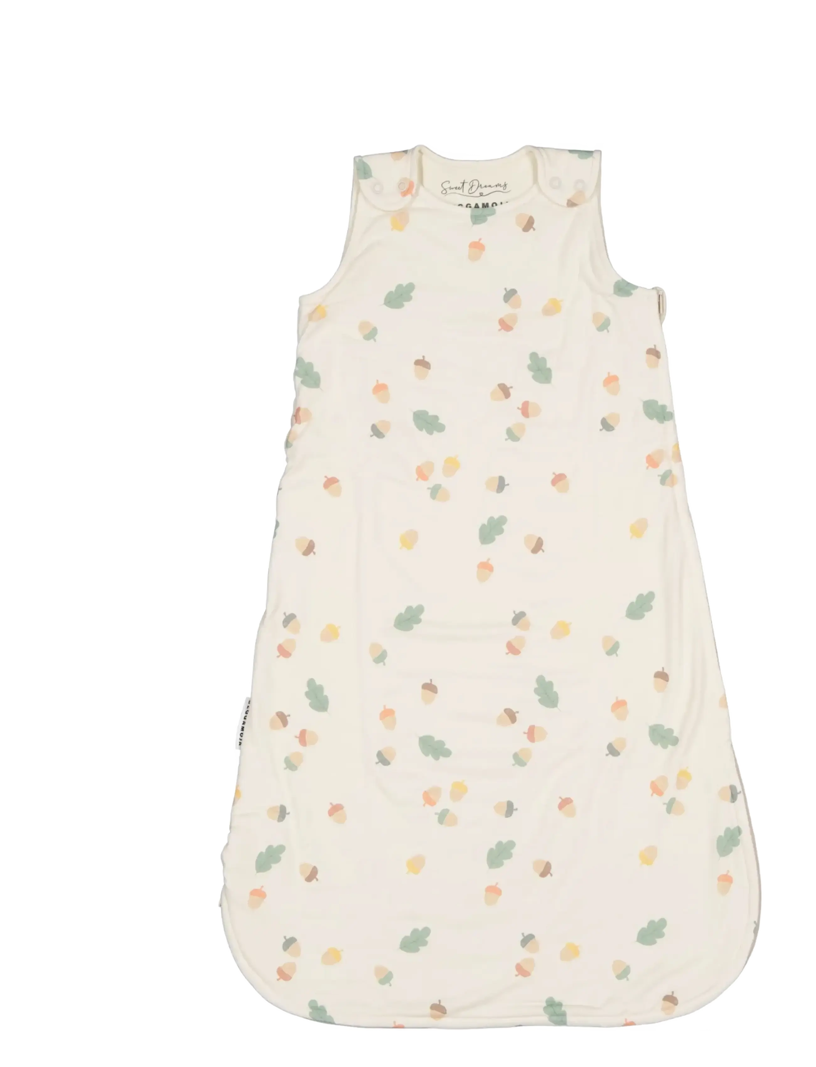 Geggamoja Bamboo Padded Sleeping Bag, Kinder, Gemusterter Baby Schlafsack, Beige, Gr.ONE SIZE