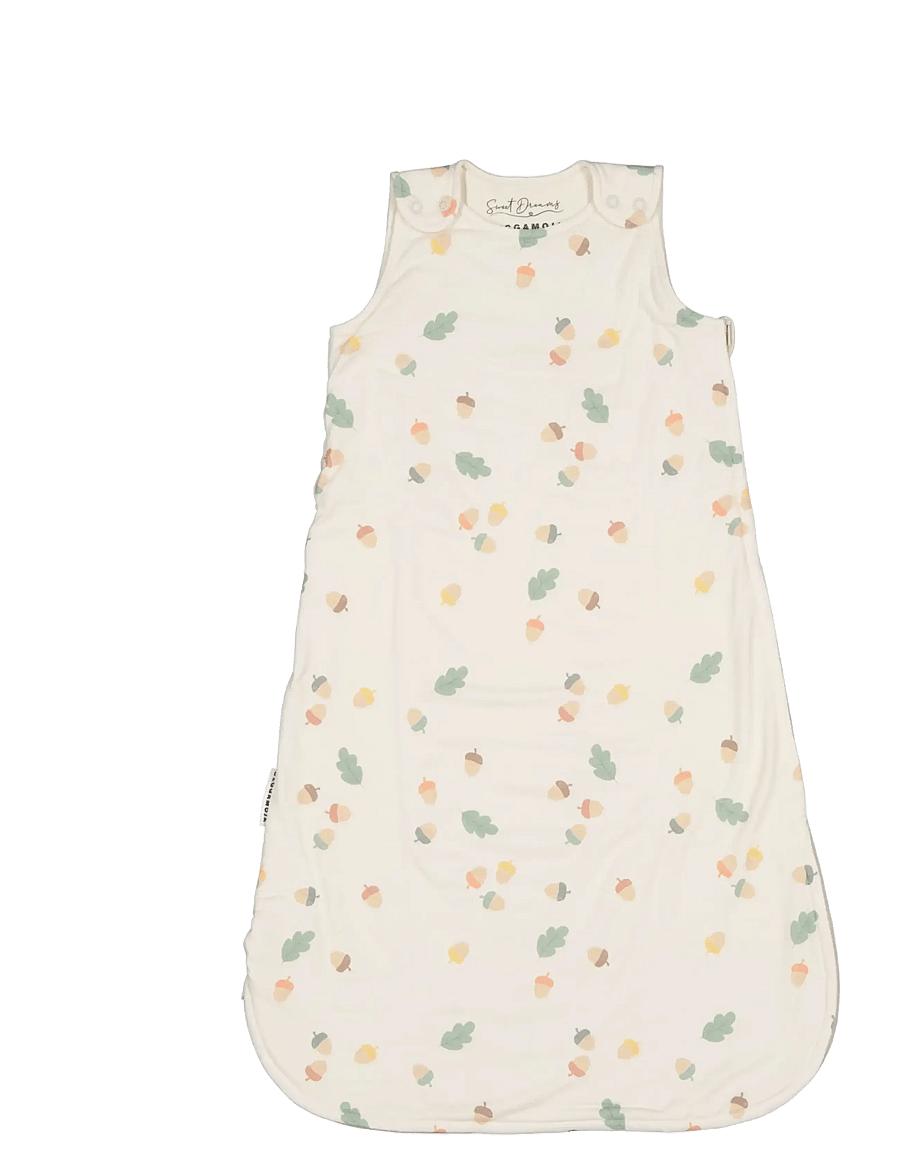 Geggamoja - Bamboo Padded Sleeping Bag - beige acorn - 0