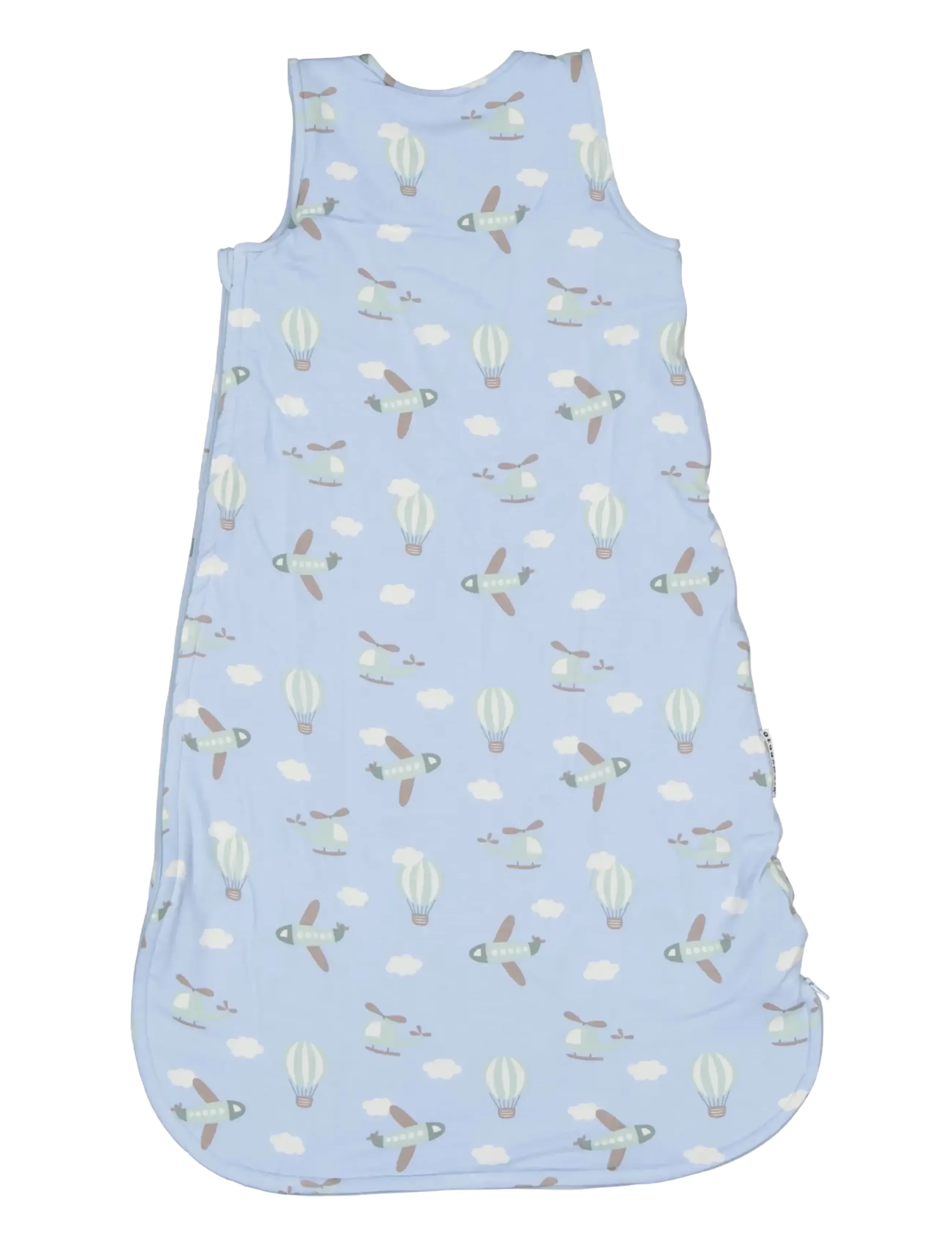 Geggamoja - Bamboo Padded Sleeping Bag - blue flyers - 1
