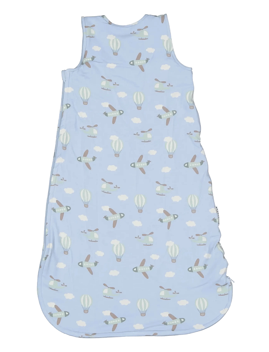 Geggamoja - Bamboo Padded Sleeping Bag - blue flyers - 1