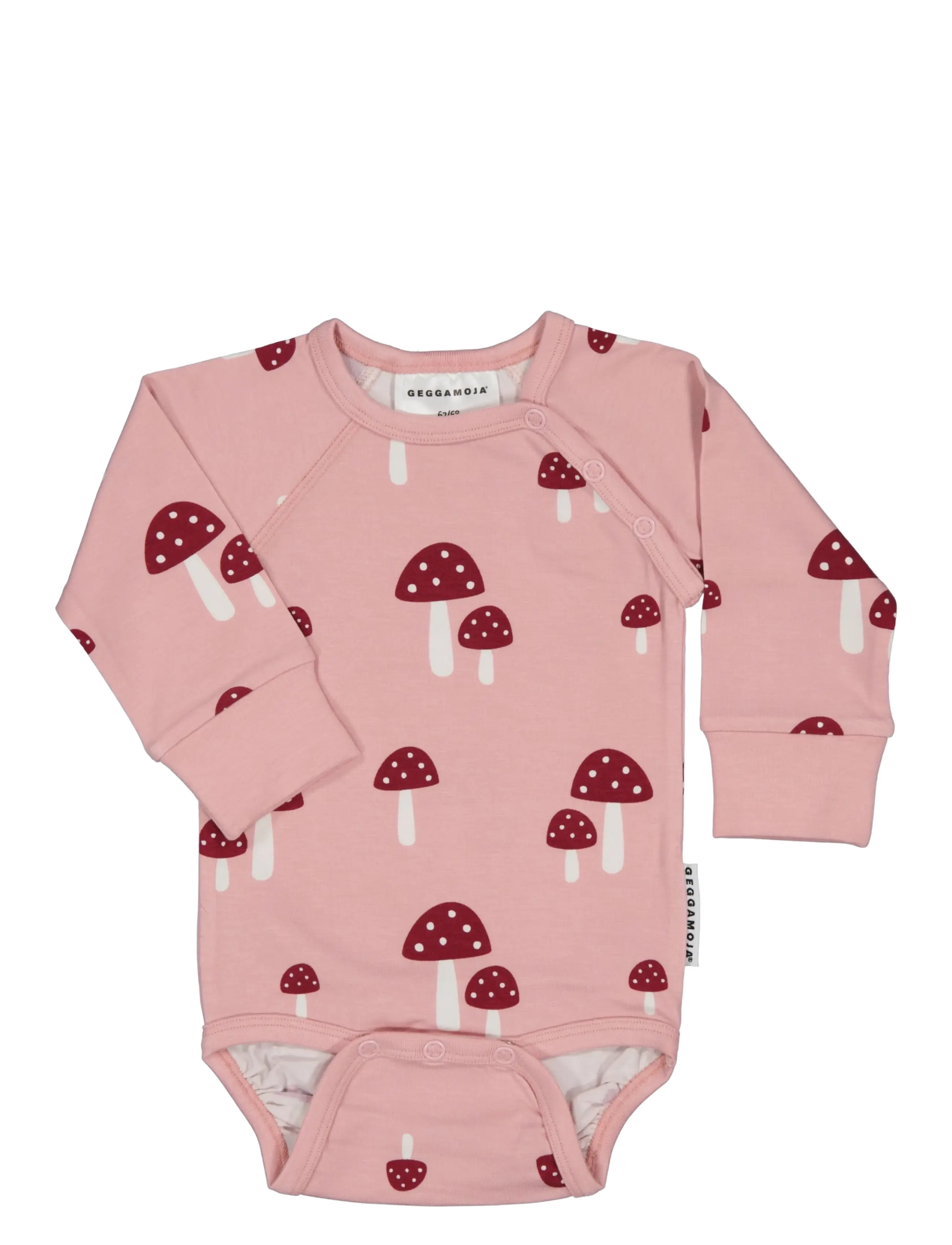 Geggamoja Bamboo Body - Långärmade bodies - PINK MUSHROOM / pink/rose