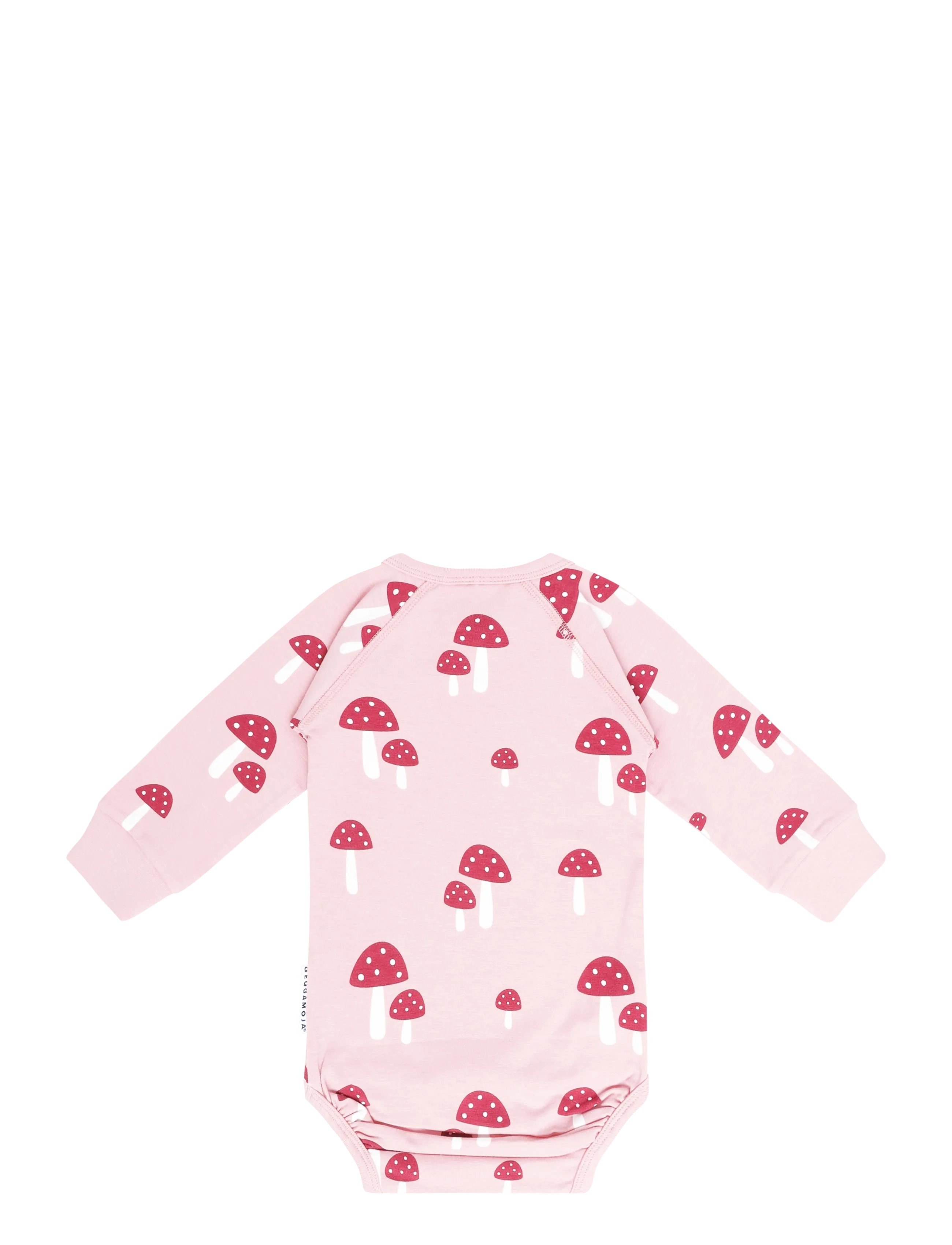 Geggamoja - Bamboo Body - pikkade varrukatega bodid - pink mushroom - 1