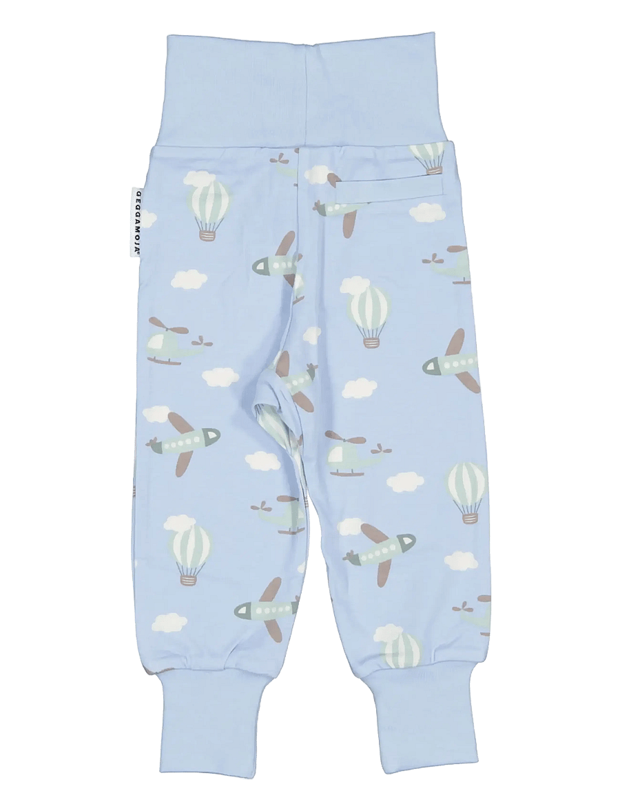 Geggamoja - Bamboo Baby Pants - dressipüksid - blue flyers - 1