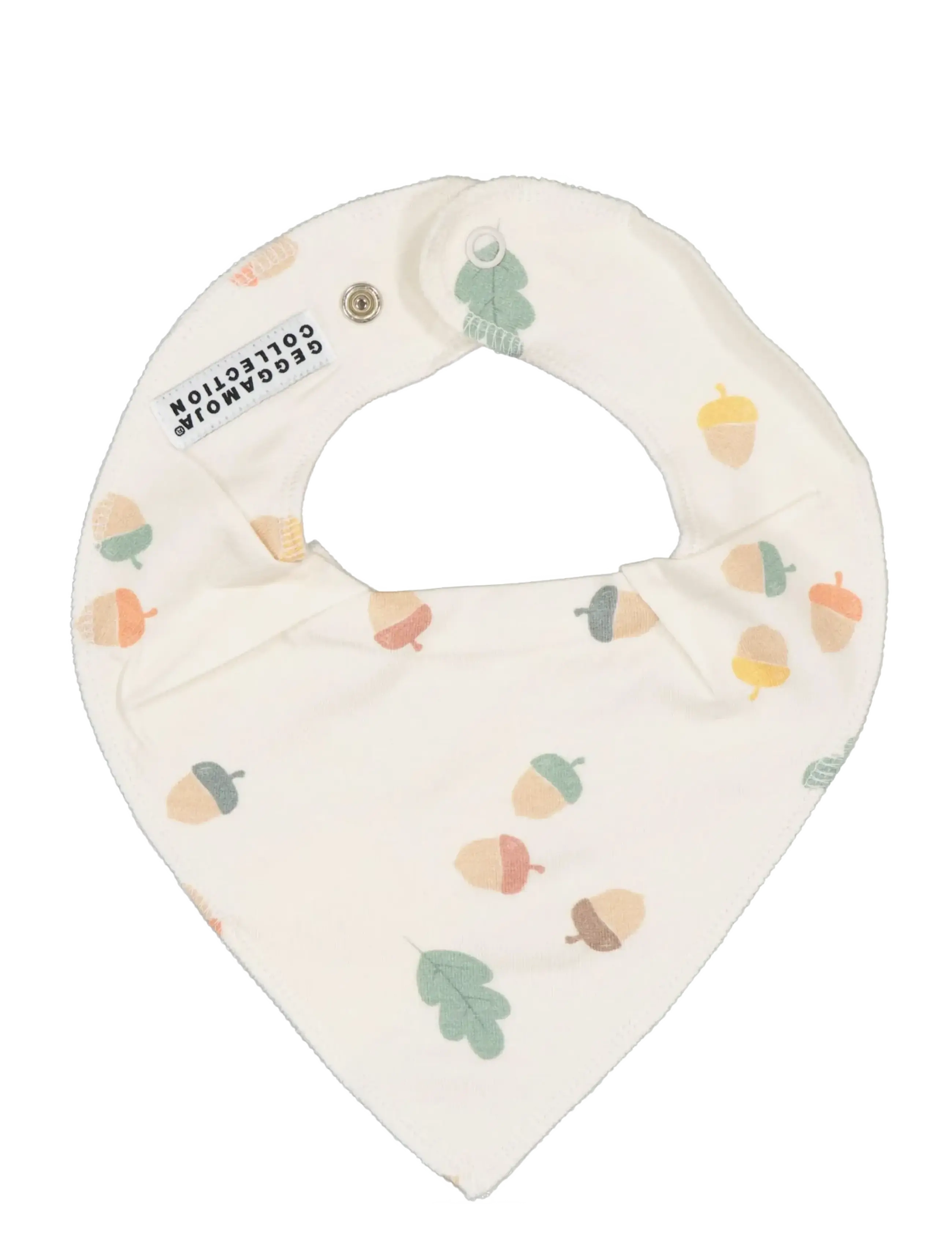 Geggamoja Bamboo Dry Bib - Aksessuaarid - BEIGE ACORN / beige