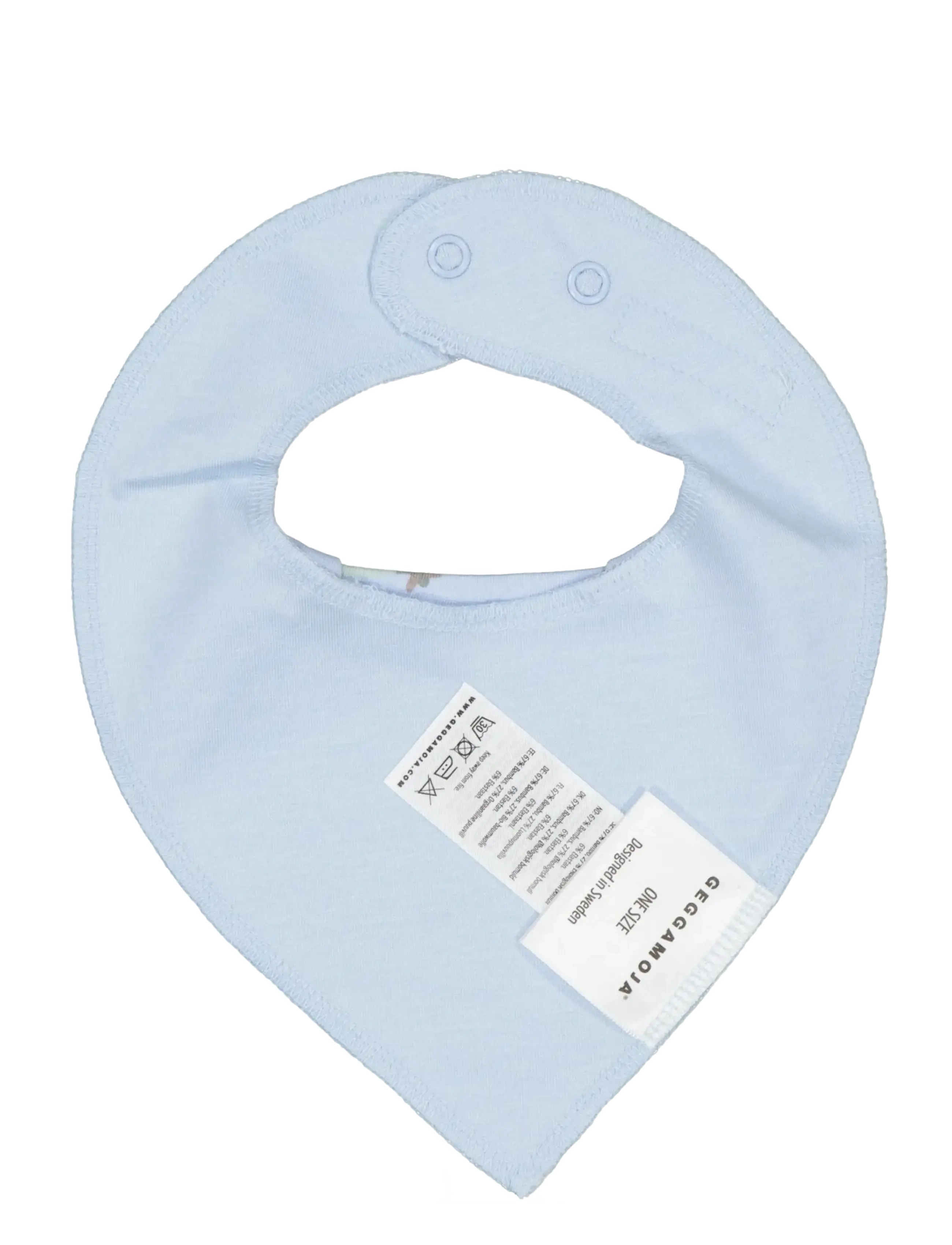 Geggamoja - Bamboo Dry Bib - blue flyers - 1