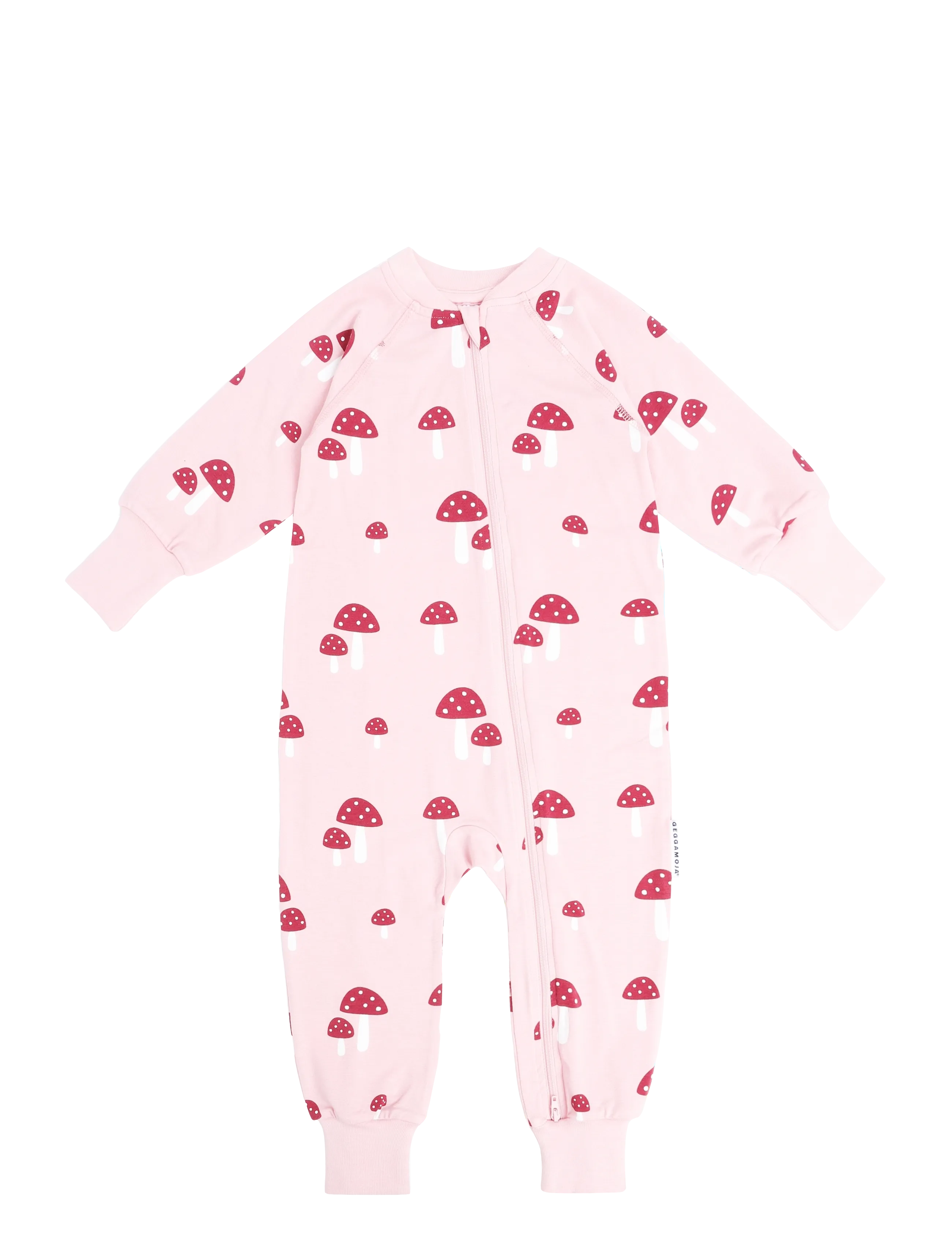 Geggamoja Bamboo two way zip pyjamas - Pidžaama-kombinesoonid - PINK MUSHROOM / pink/rose