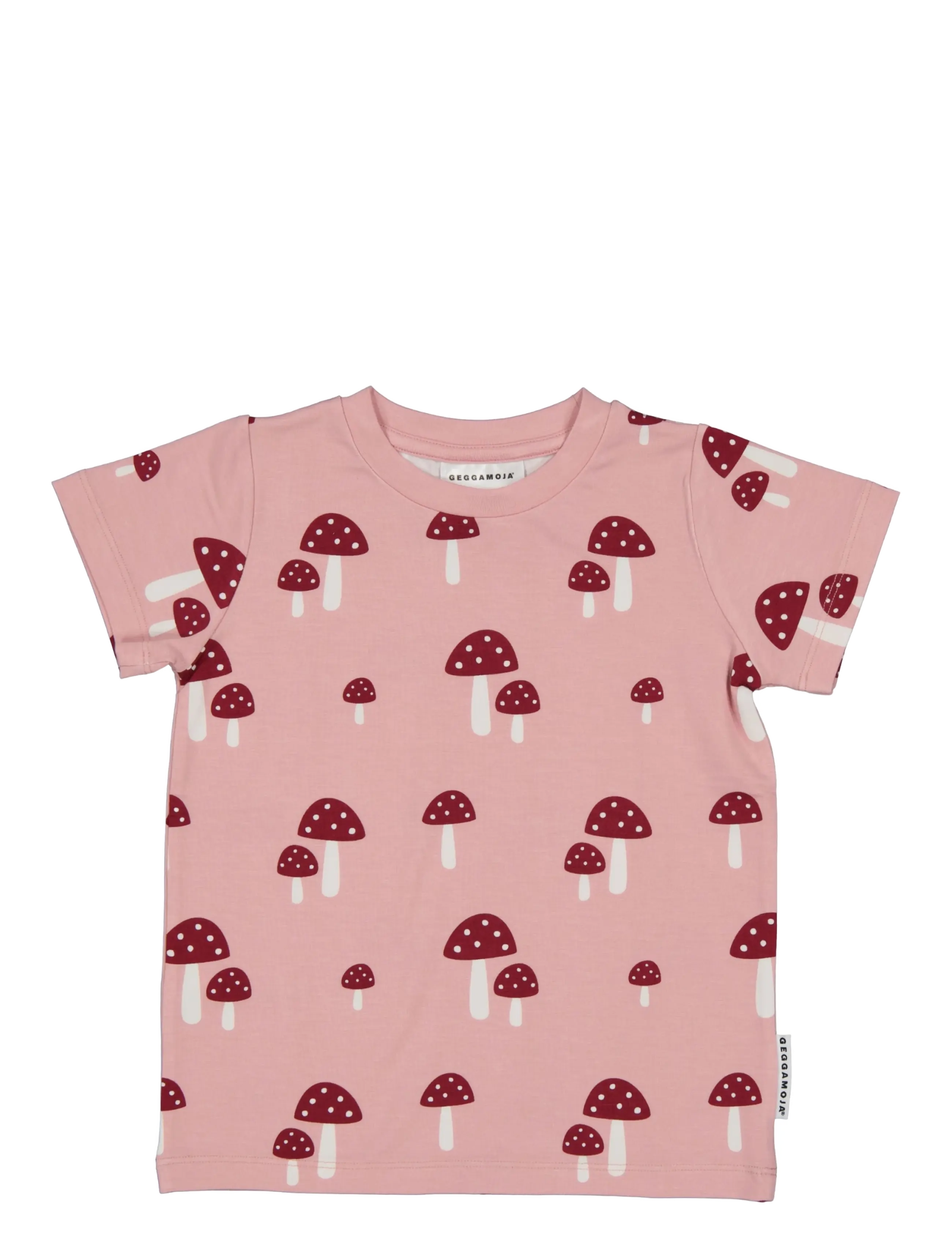 Geggamoja Bamboo T-shirt - Oberteile - PINK MUSHROOM / pink/rose
