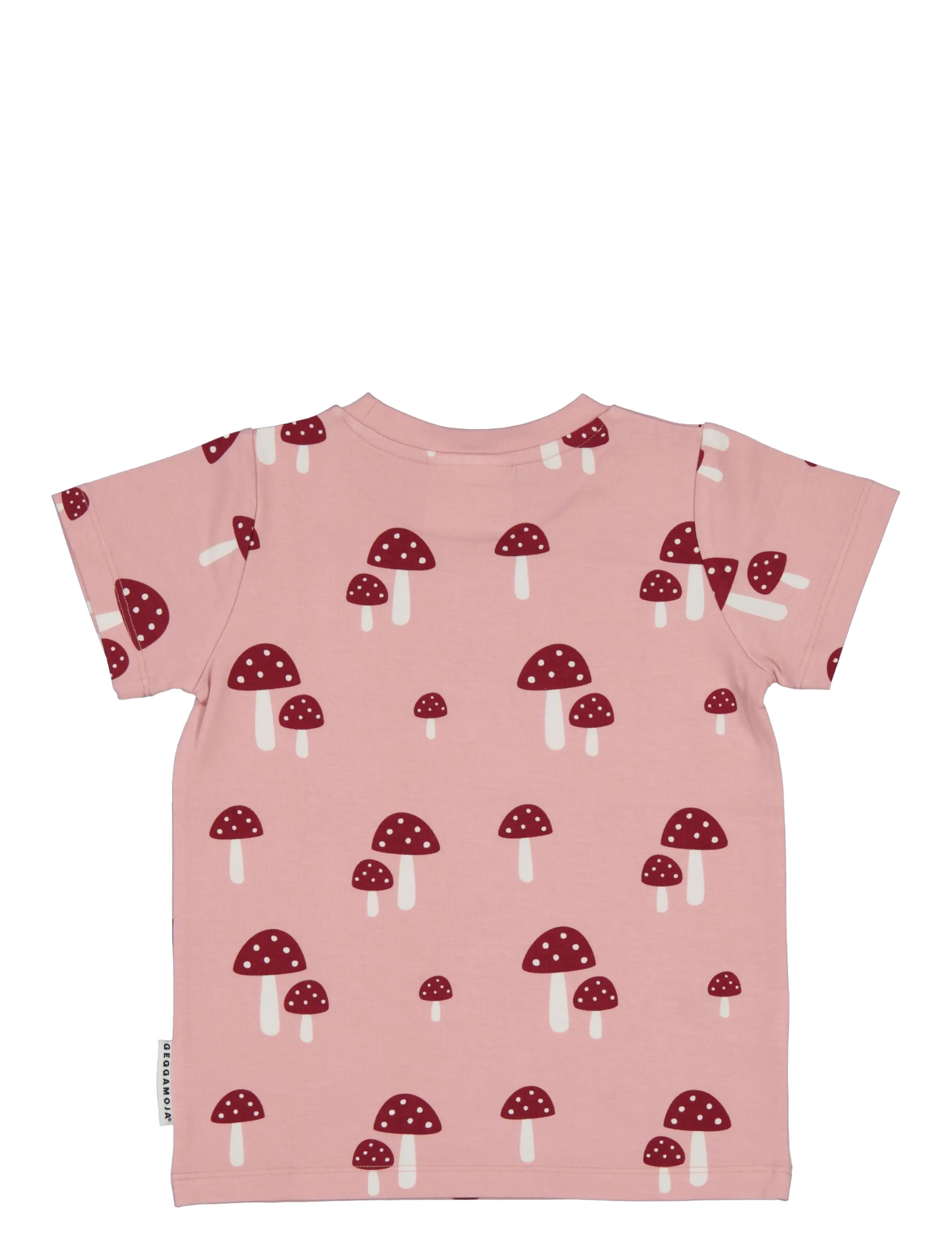 Geggamoja - Bamboo T-shirt - kurzärmelige - pink mushroom - 1