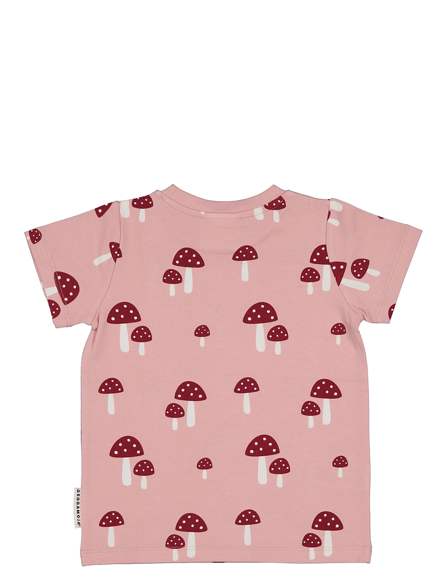Geggamoja - Bamboo T-shirt - kurzärmelige - pink mushroom - 1