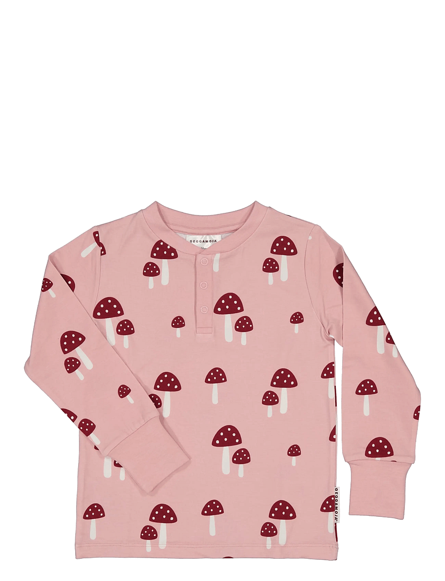 Geggamoja - Bamboo Grandpa Sweater - langärmelig - pink mushroom - 0