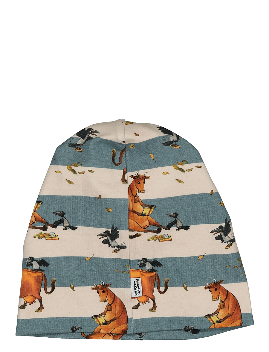 Geggamoja - Mamma Mu Beanie - kootud mütsid - turkos/beige - 1