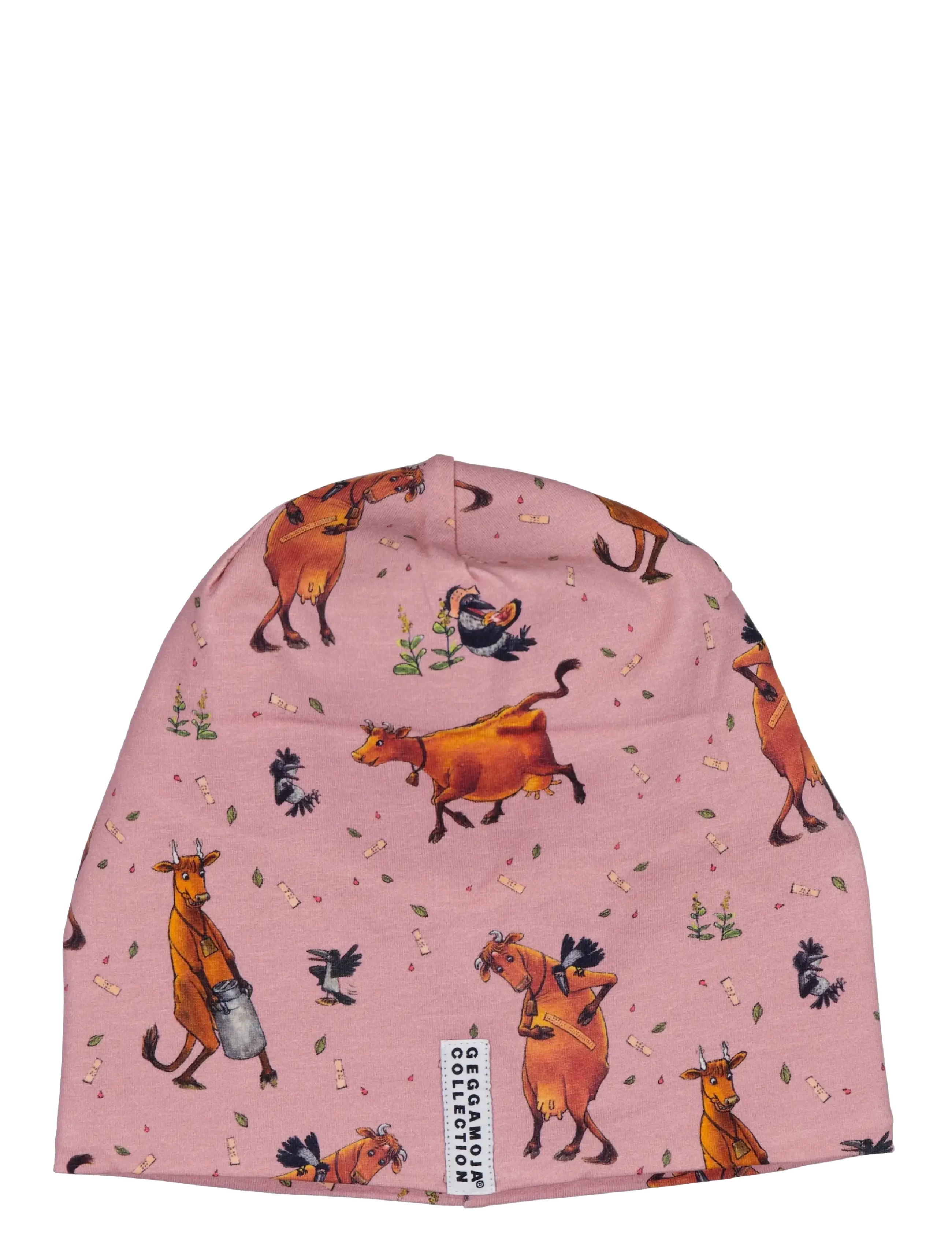 Geggamoja Mamma Mu Fleece Beanie - Vintermössor - ROSA / pink/rose
