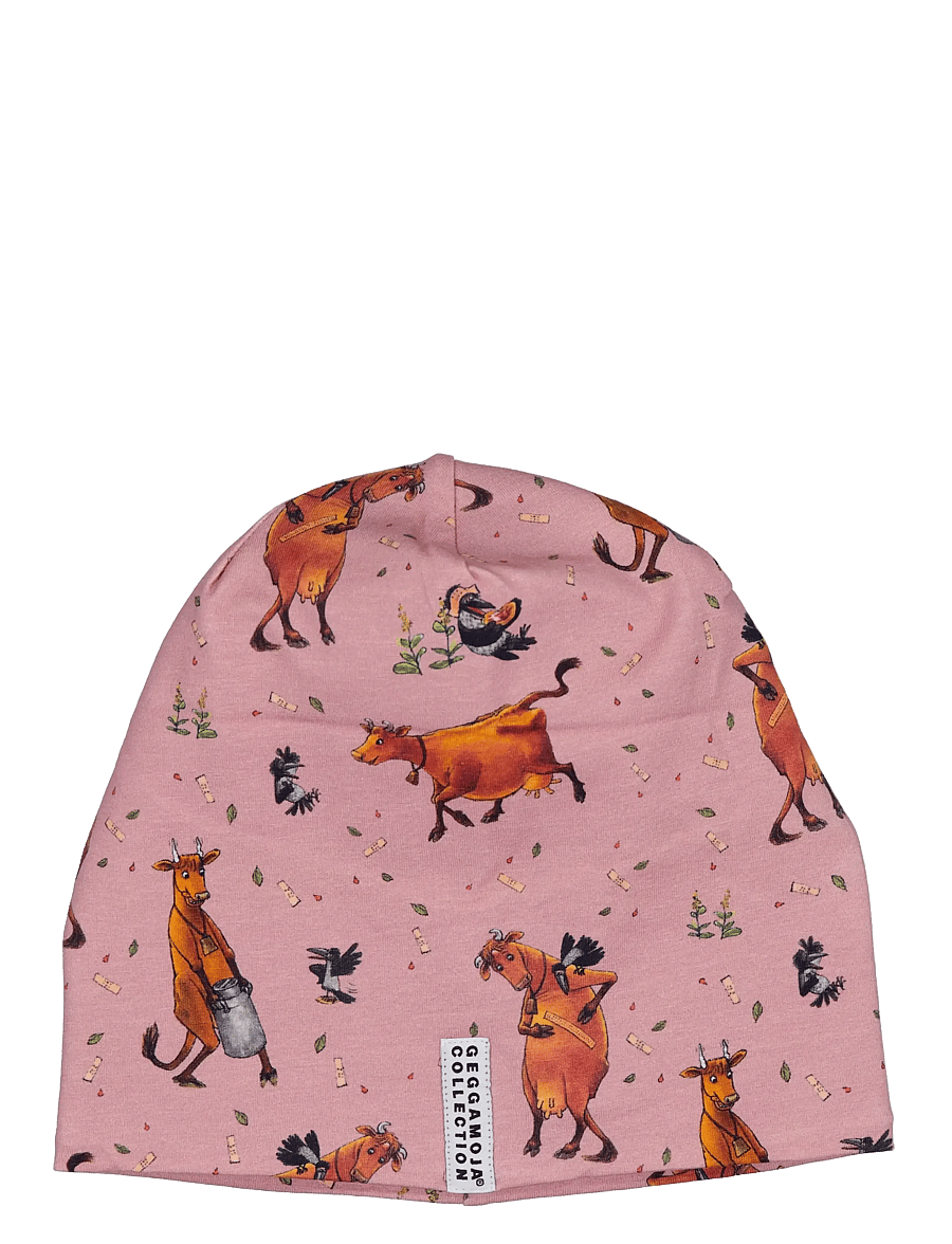 Geggamoja - Mamma Mu Fleece Beanie - rosa - 0