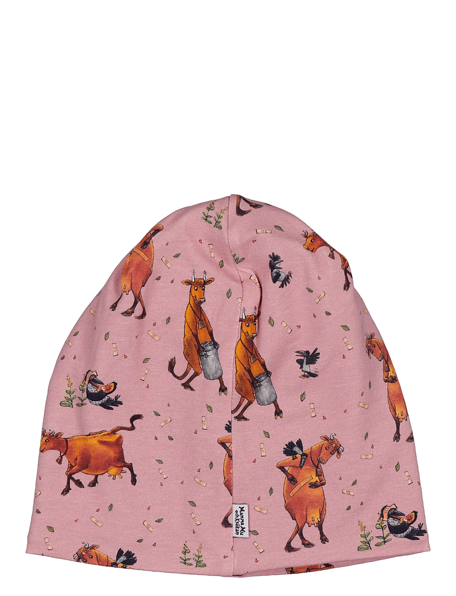 Geggamoja - Mamma Mu Fleece Beanie - rosa - 1