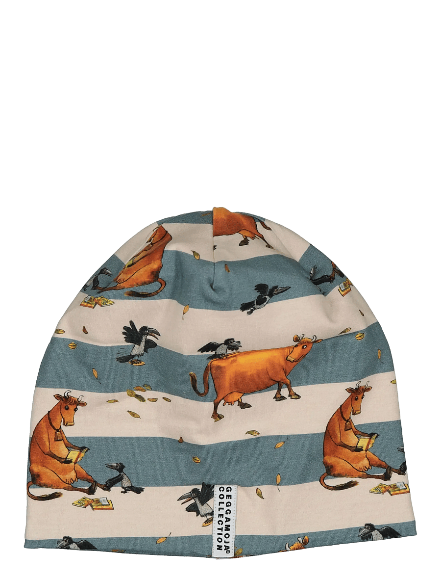 Geggamoja - Mamma Mu Fleece Beanie - talvemütsid - turkos/beige - 0
