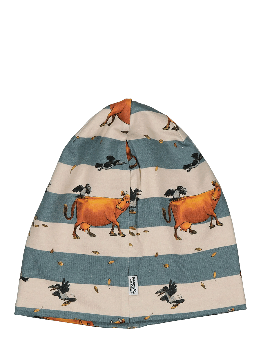 Geggamoja - Mamma Mu Fleece Beanie - talvemütsid - turkos/beige - 1